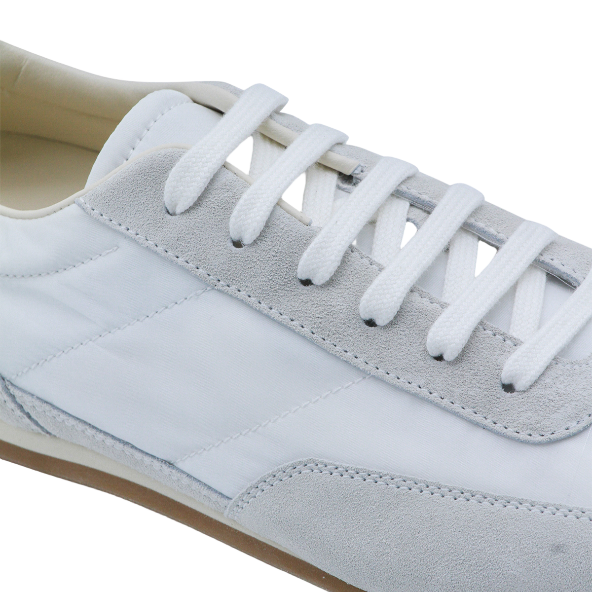 Low-Profile White Sneakers