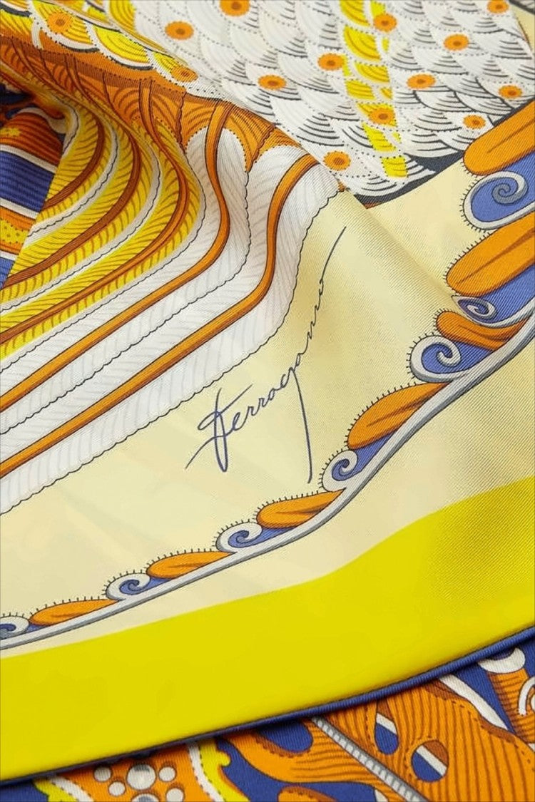Silk Scarf with Pattern