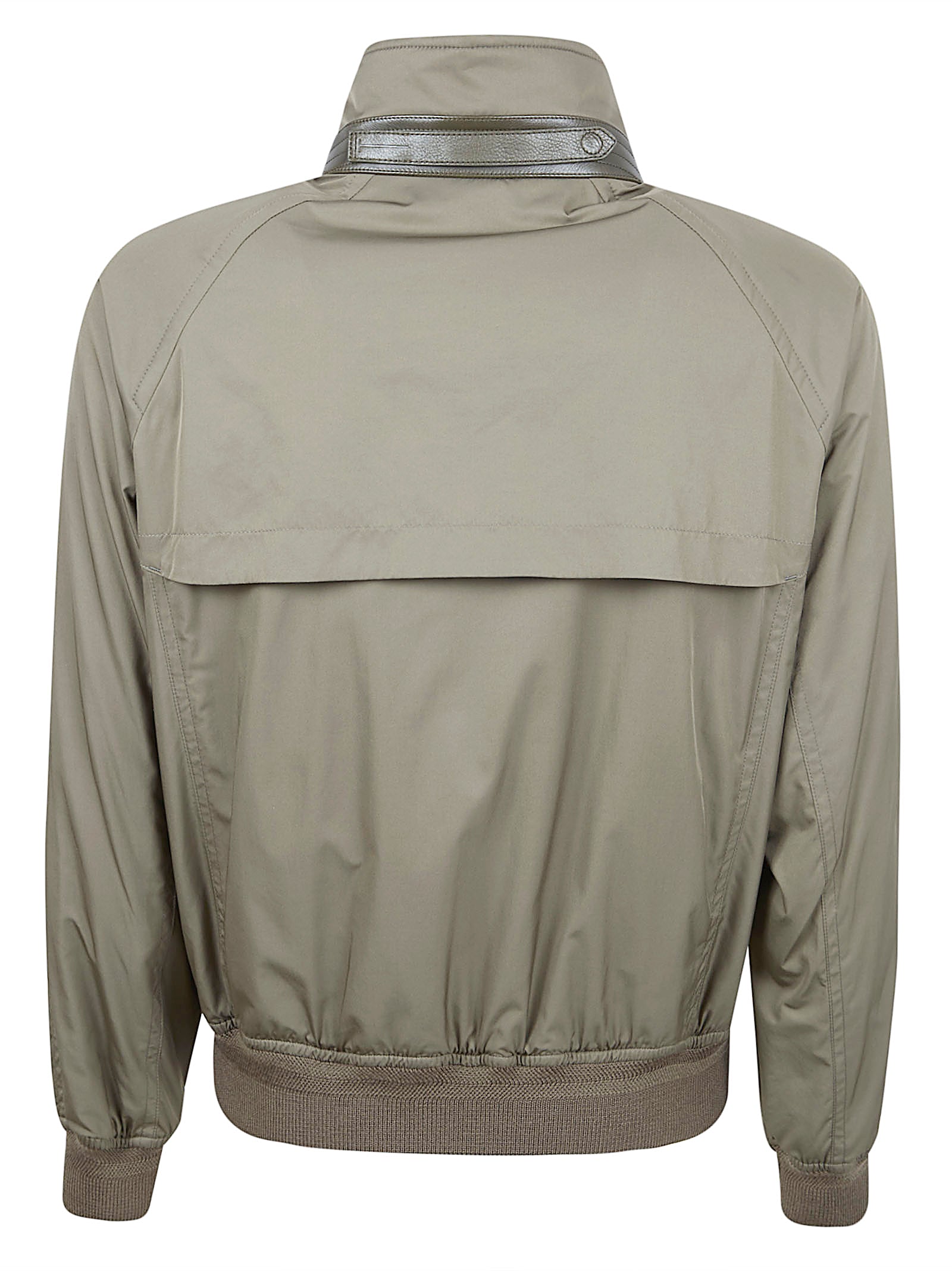 Versatile Zip-Up Jacket with High Collar