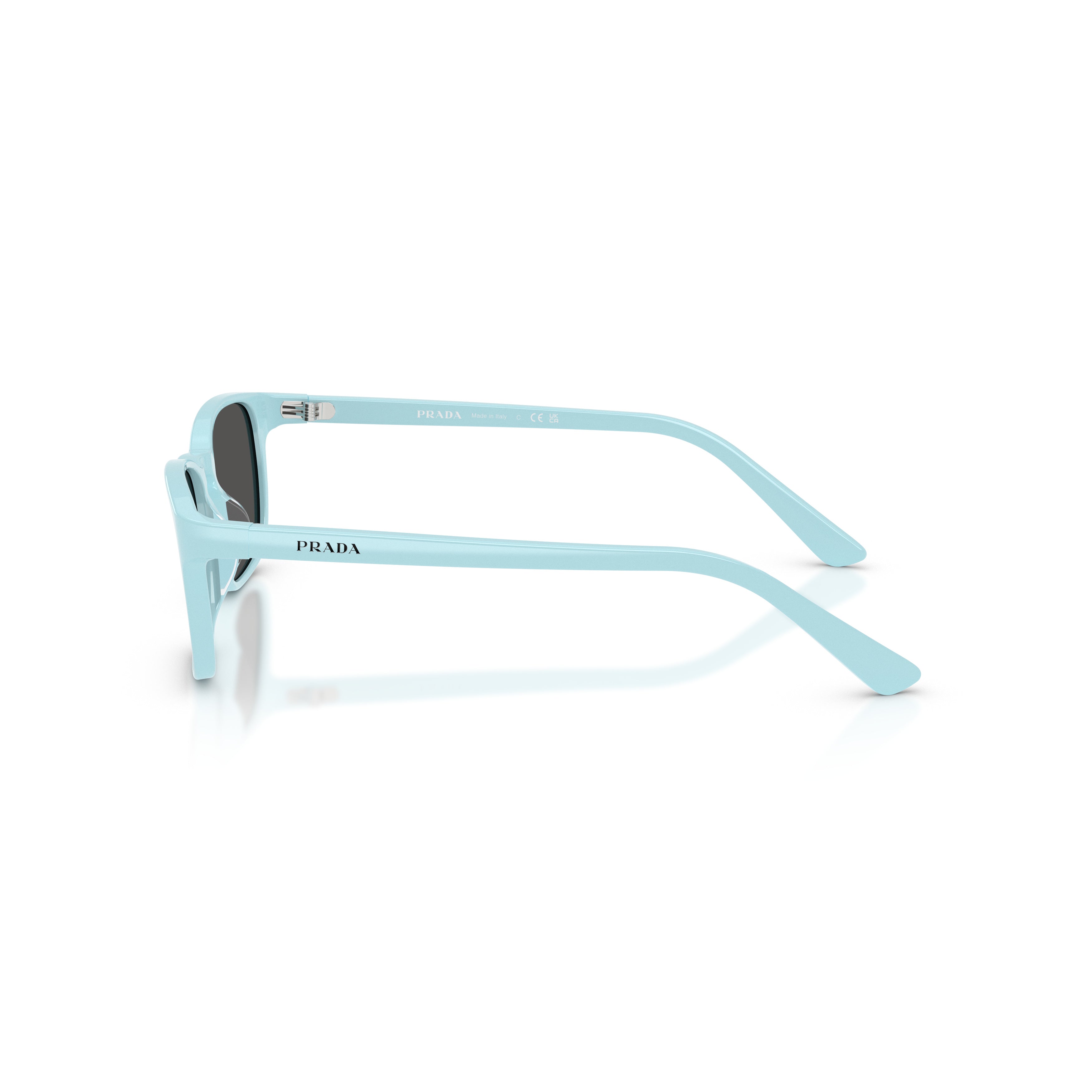 0pr D13su Pastel Blue Rectangular Acetate Sunglasses