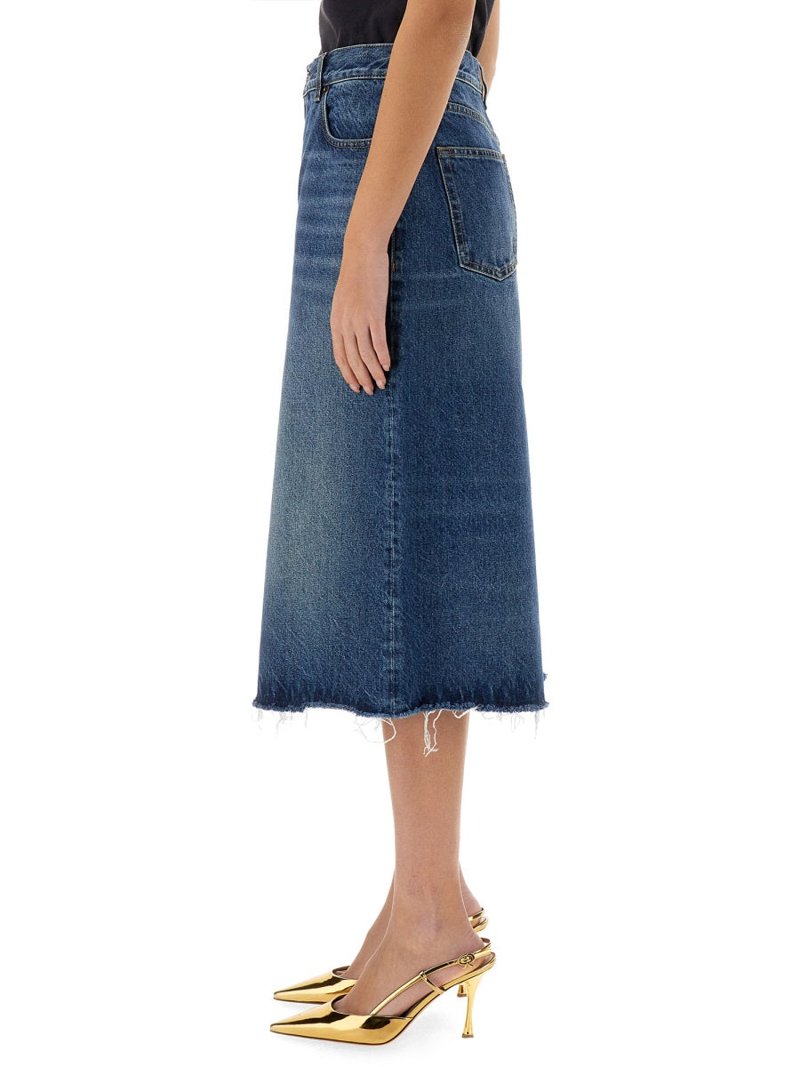 Patchwork Denim Bermuda Shorts with Artisanal Design