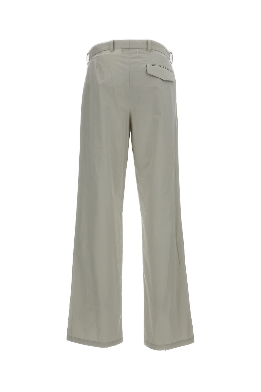 Straight-Leg Cotton Trousers