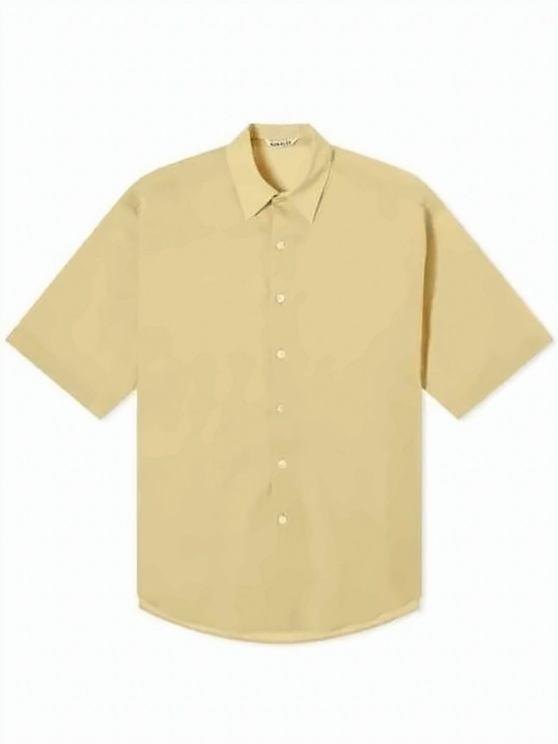 Auralee Short-Sleeved Shirt with Classic Collar
