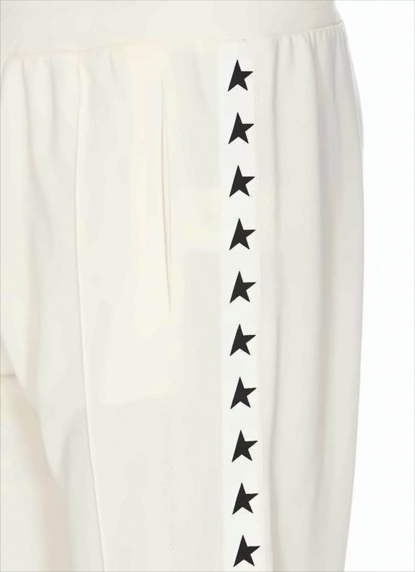 Relaxed Fit Jogger Pants with Distinctive Star Pattern