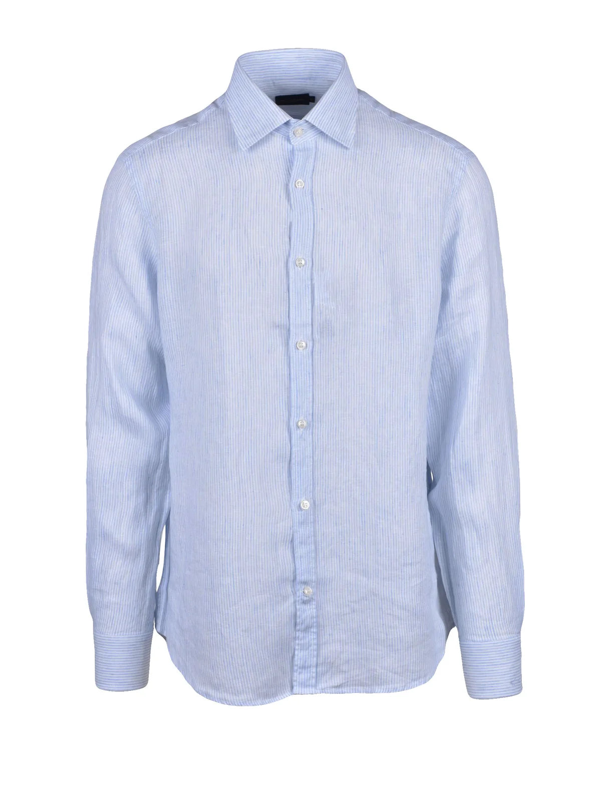 White Light Blue Linen Shirt