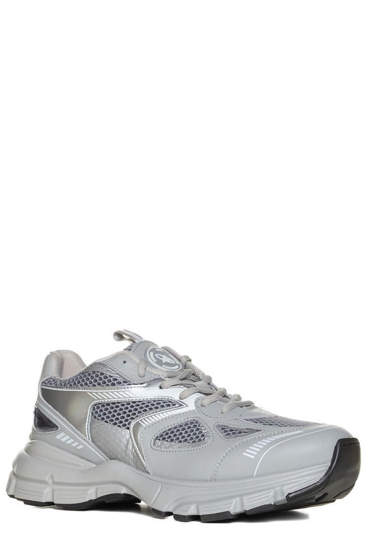 Layered White Sneakers with Textured Design and Chunky Sole