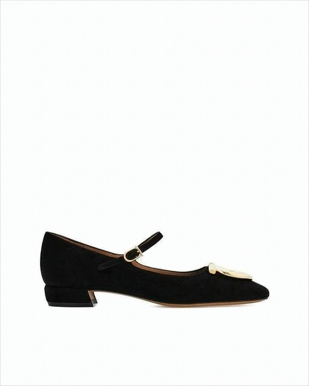 Black Goat Leather Pumps