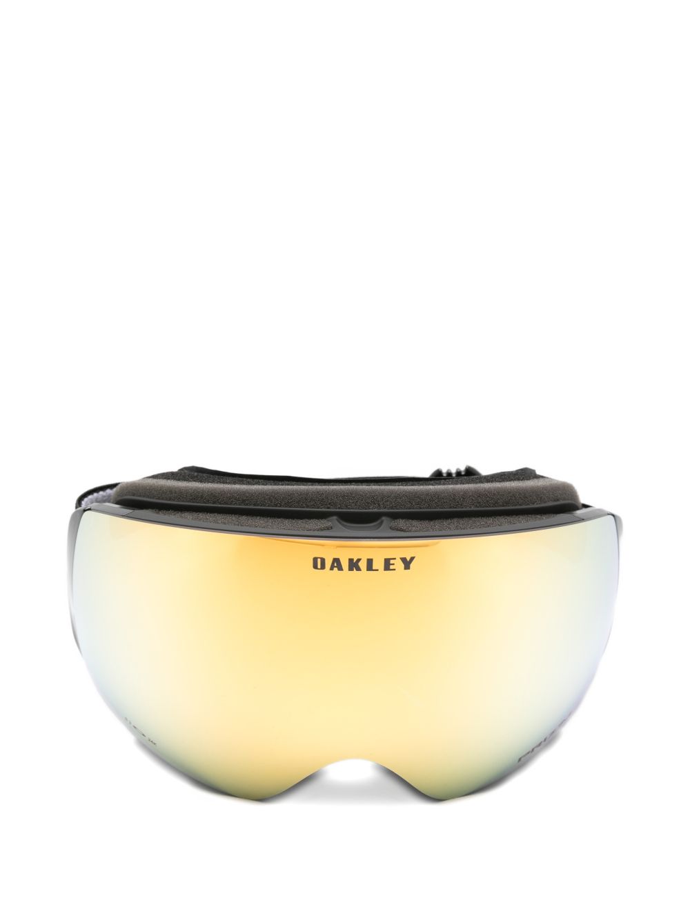 Curved Golden Mirrored Sunglasses