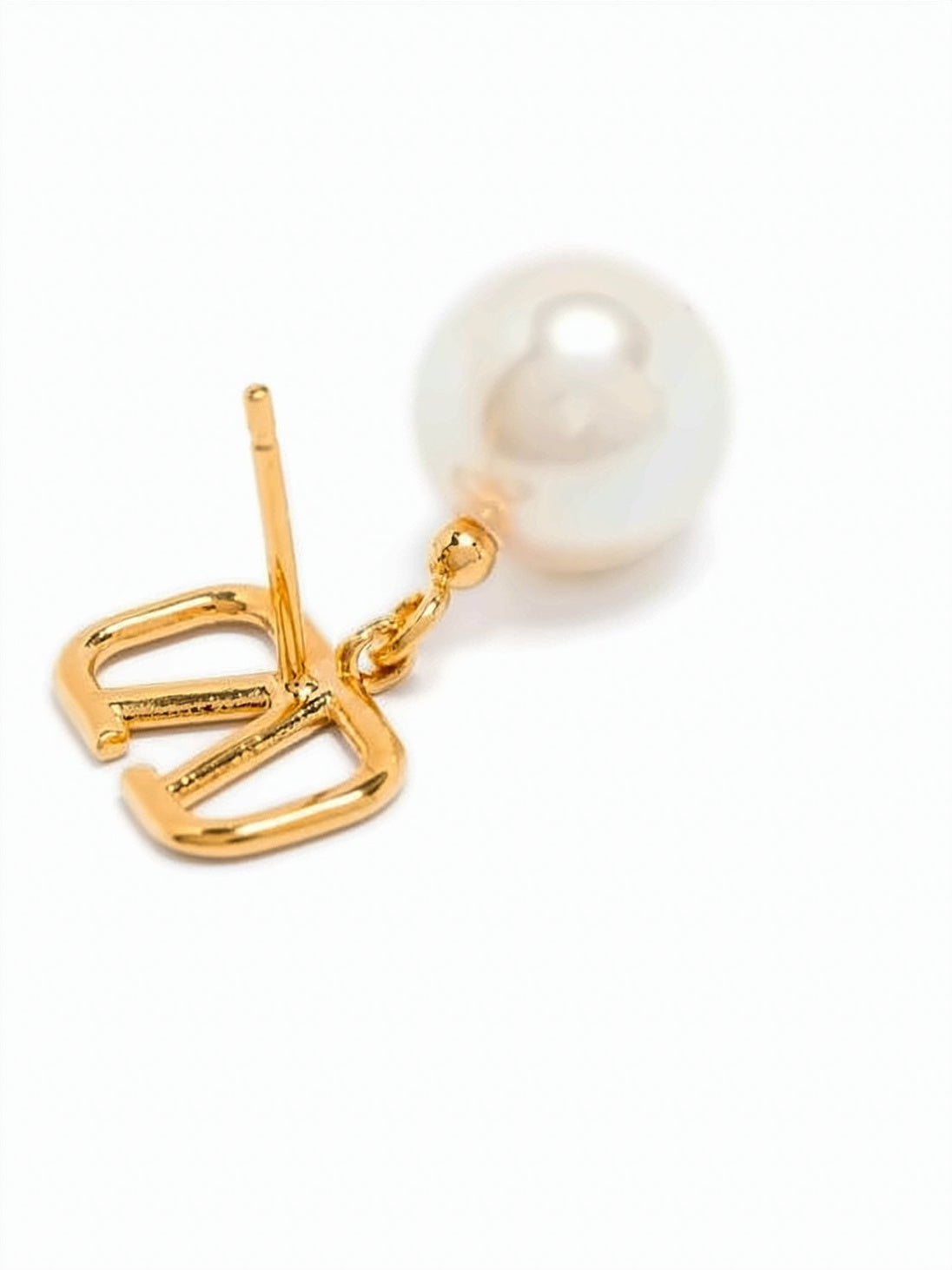 Polished Yellow Brass Earrings