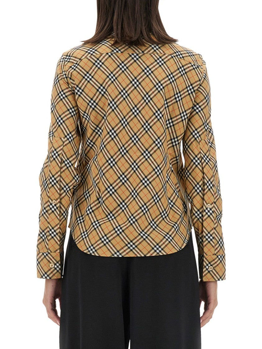 Slim-Fit Cotton Check Shirt