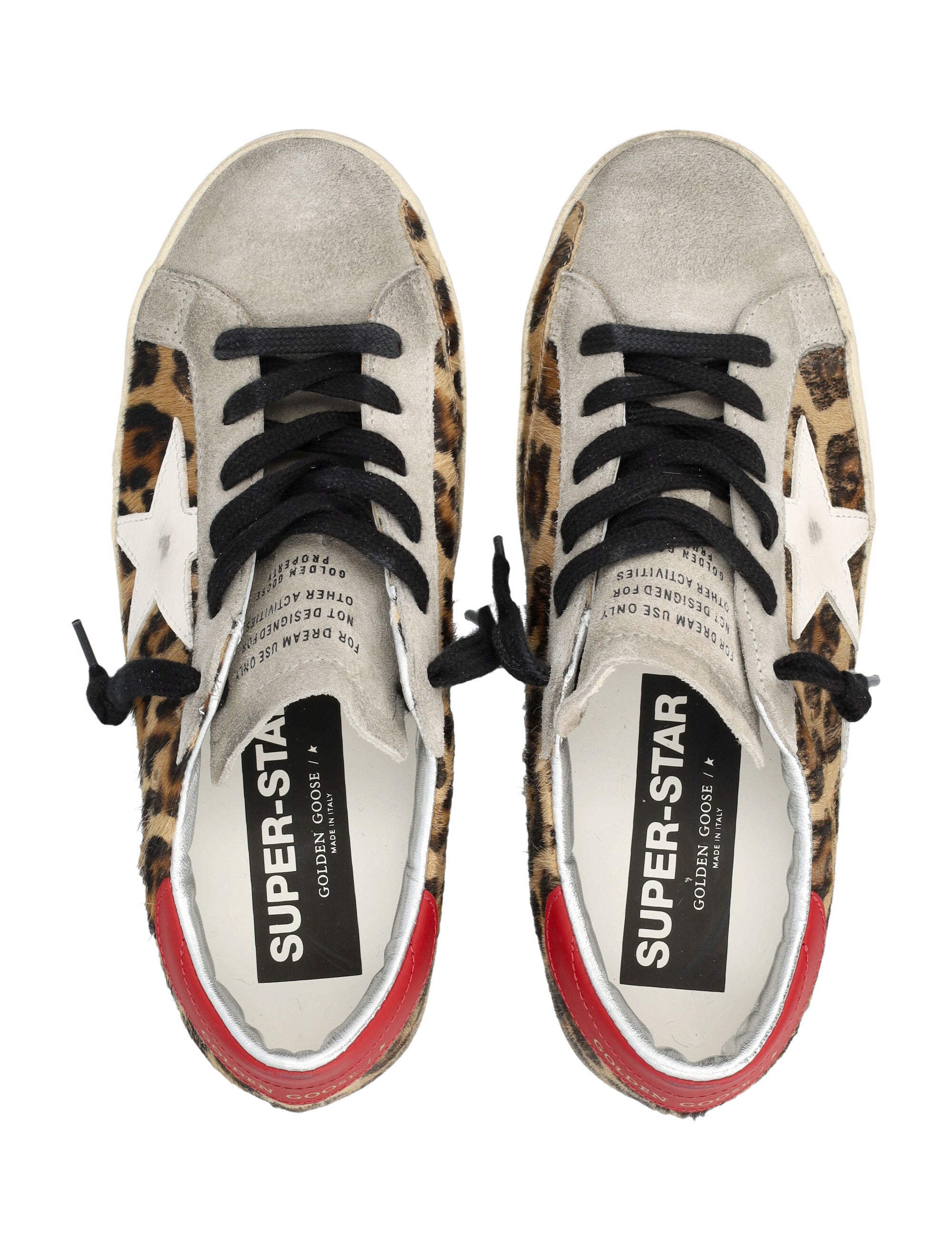 Golden Goose Super-Star Woman's Sneakers Leopard Print