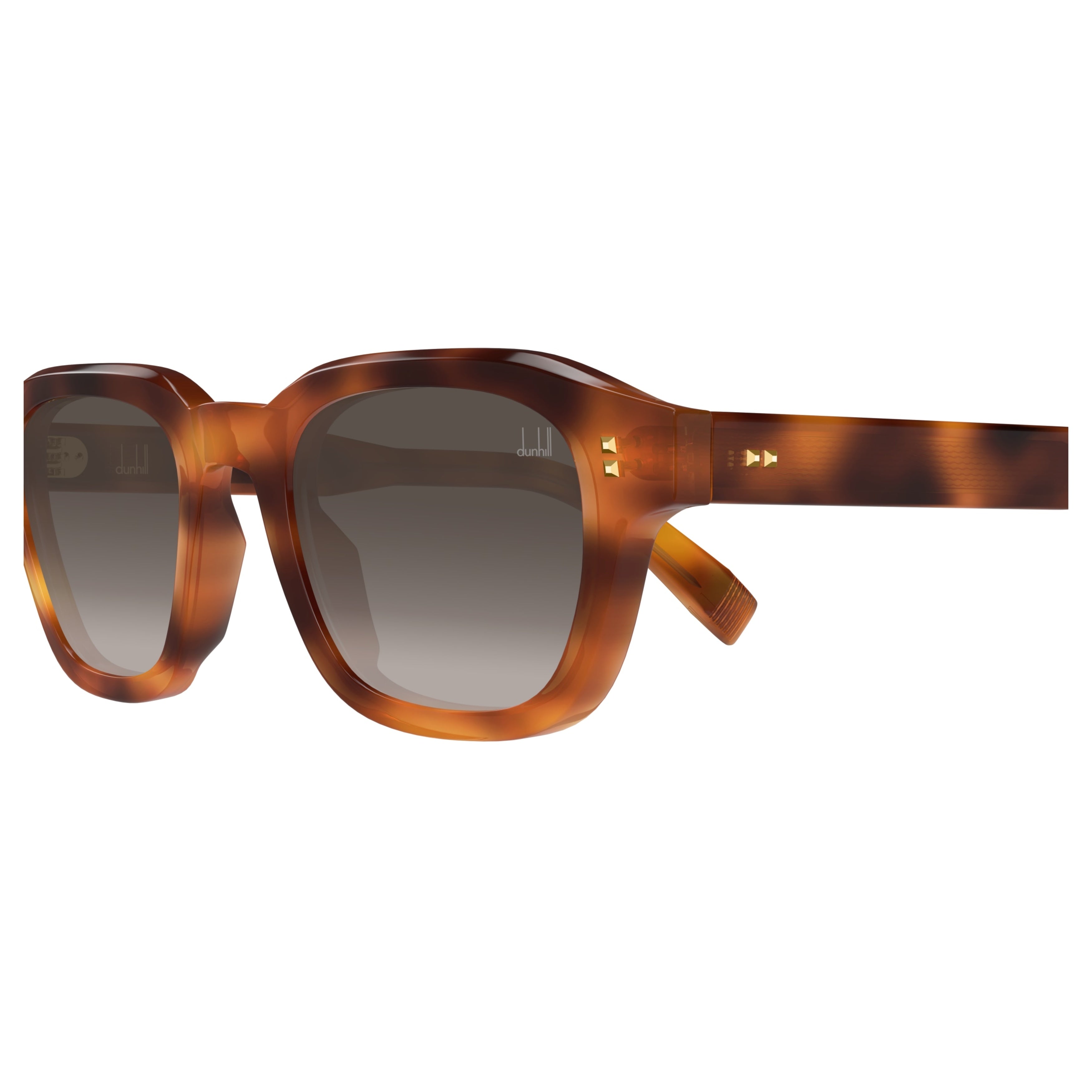 Du0098s Square Tortoiseshell Sunglasses with Gradient Lenses