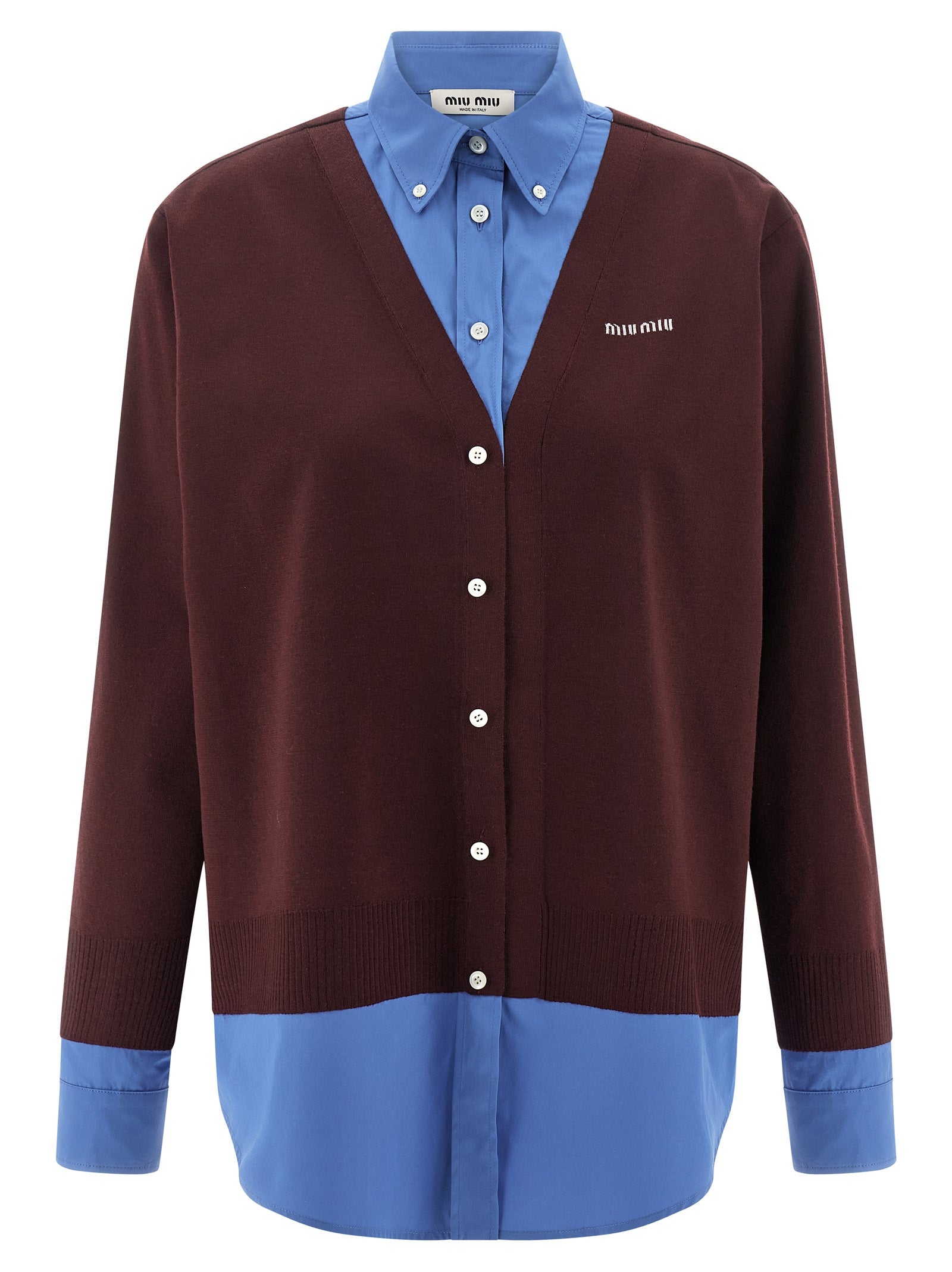Poplin And Cashmere Shirt