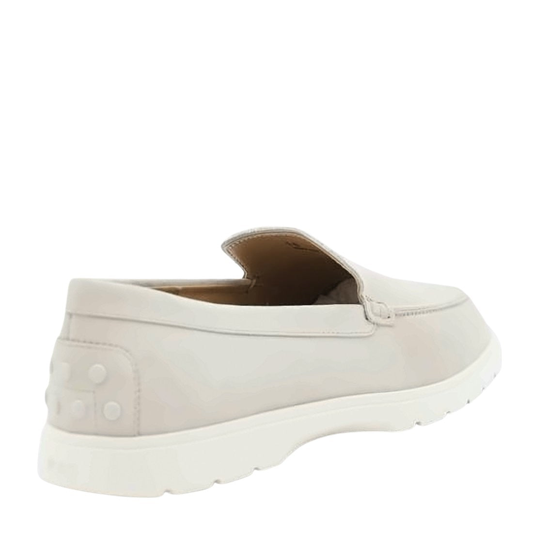 Suede Loafers with Rounded Toe