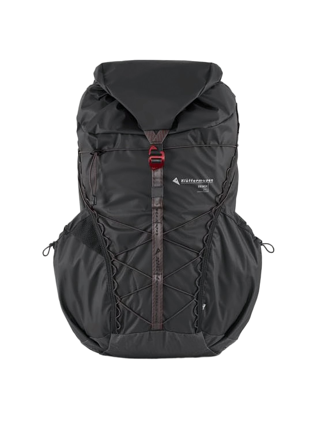 Spacious Black Backpack with Top Flap Closure