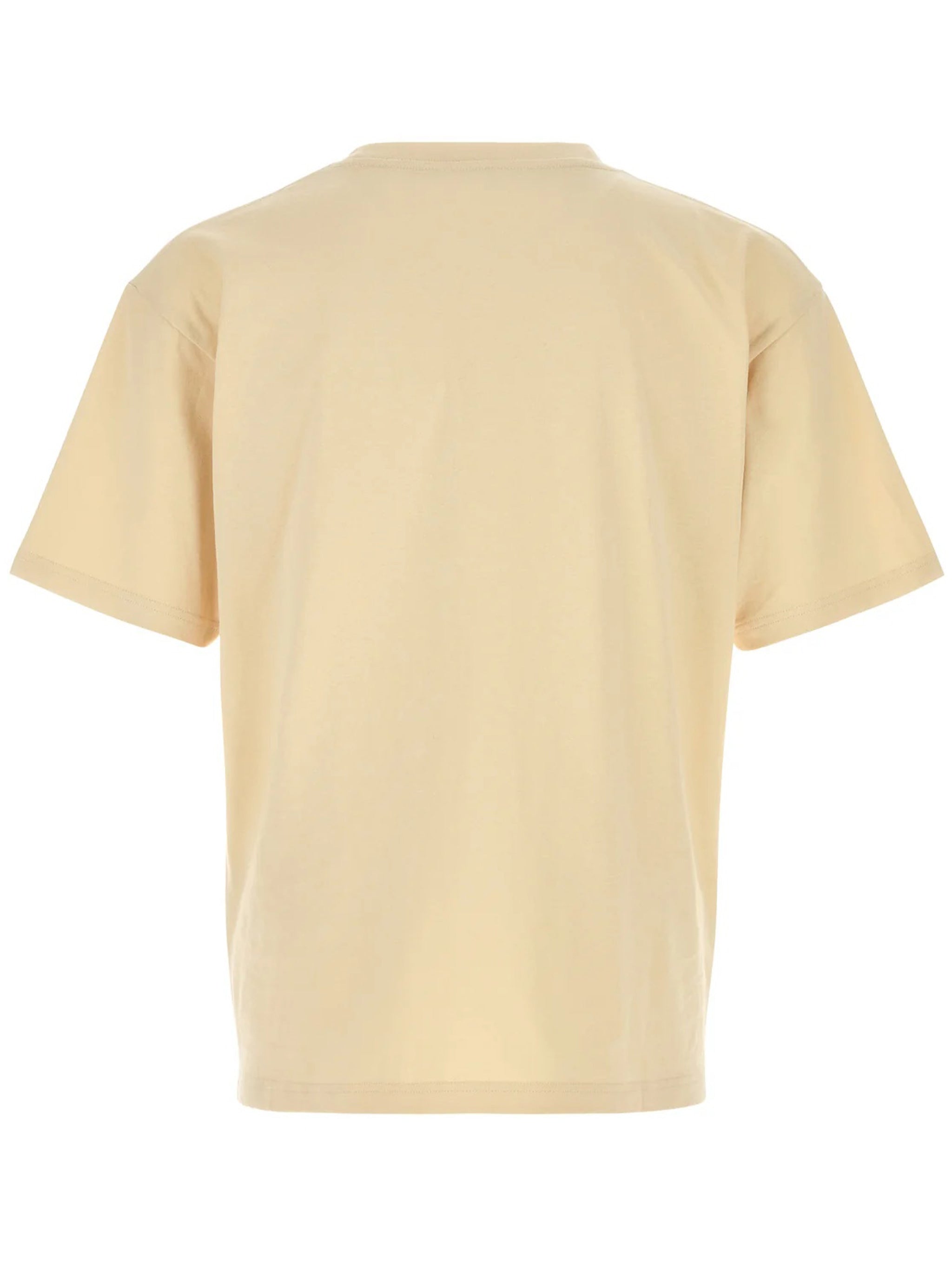 Neutral Relaxed Fit Bold Print T-shirt