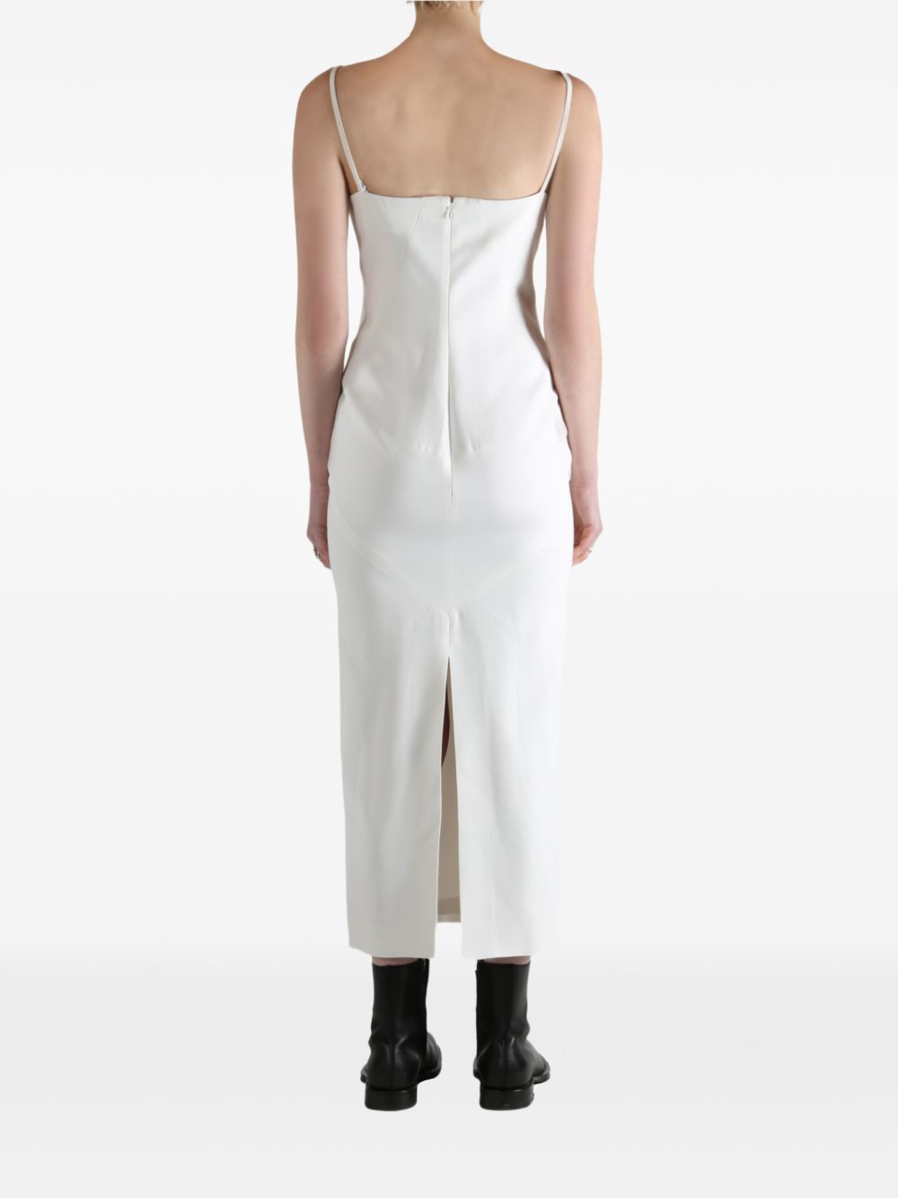 Midi Dress with Spaghetti Straps