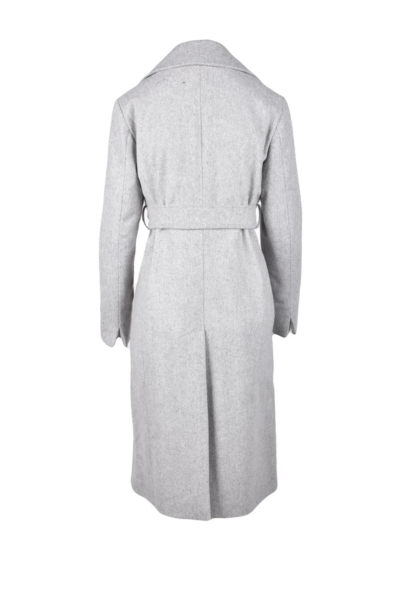 Wool Blend Coat - Grey