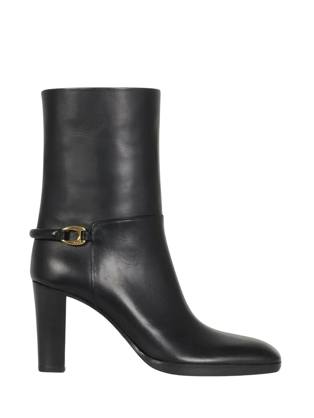Smooth Calf Leather Ankle Boots
