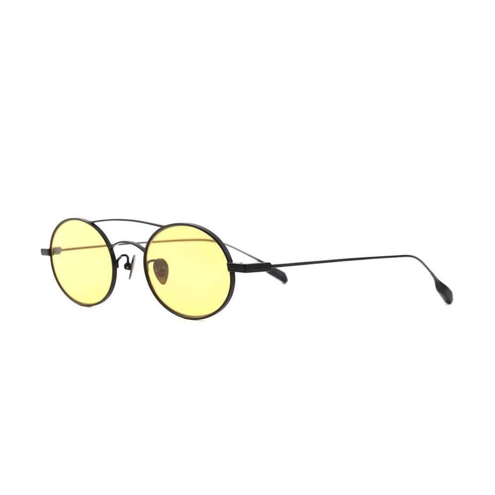 P11 Clcc2 Oval-Shaped Matte Black Titanium Sunglasses