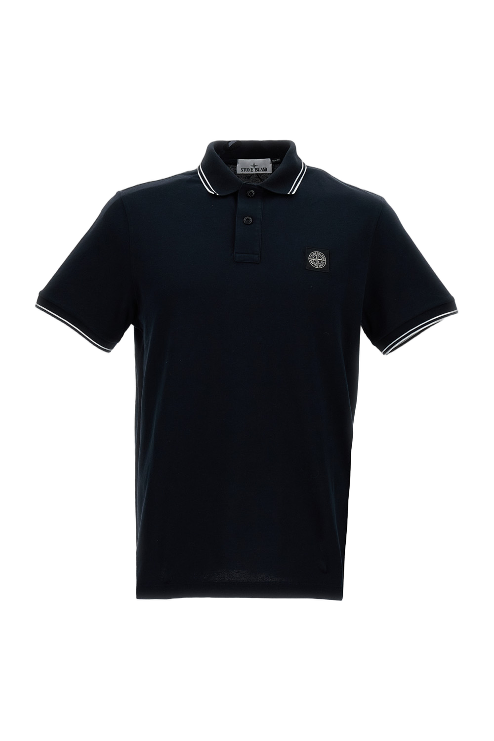 Straight-Fit Cotton Polo With Logo Patch