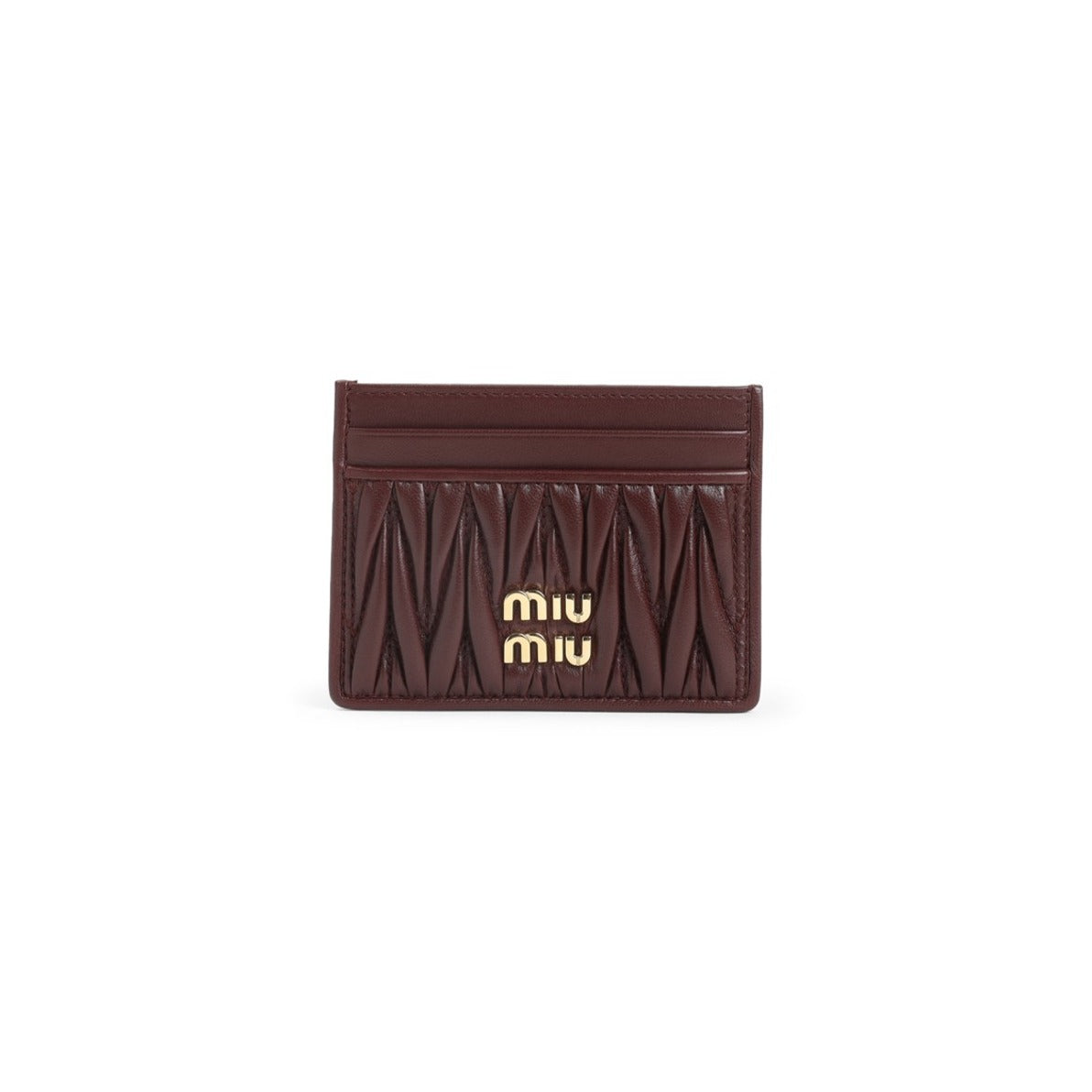Bordeaux Lamb Leather Cardholder