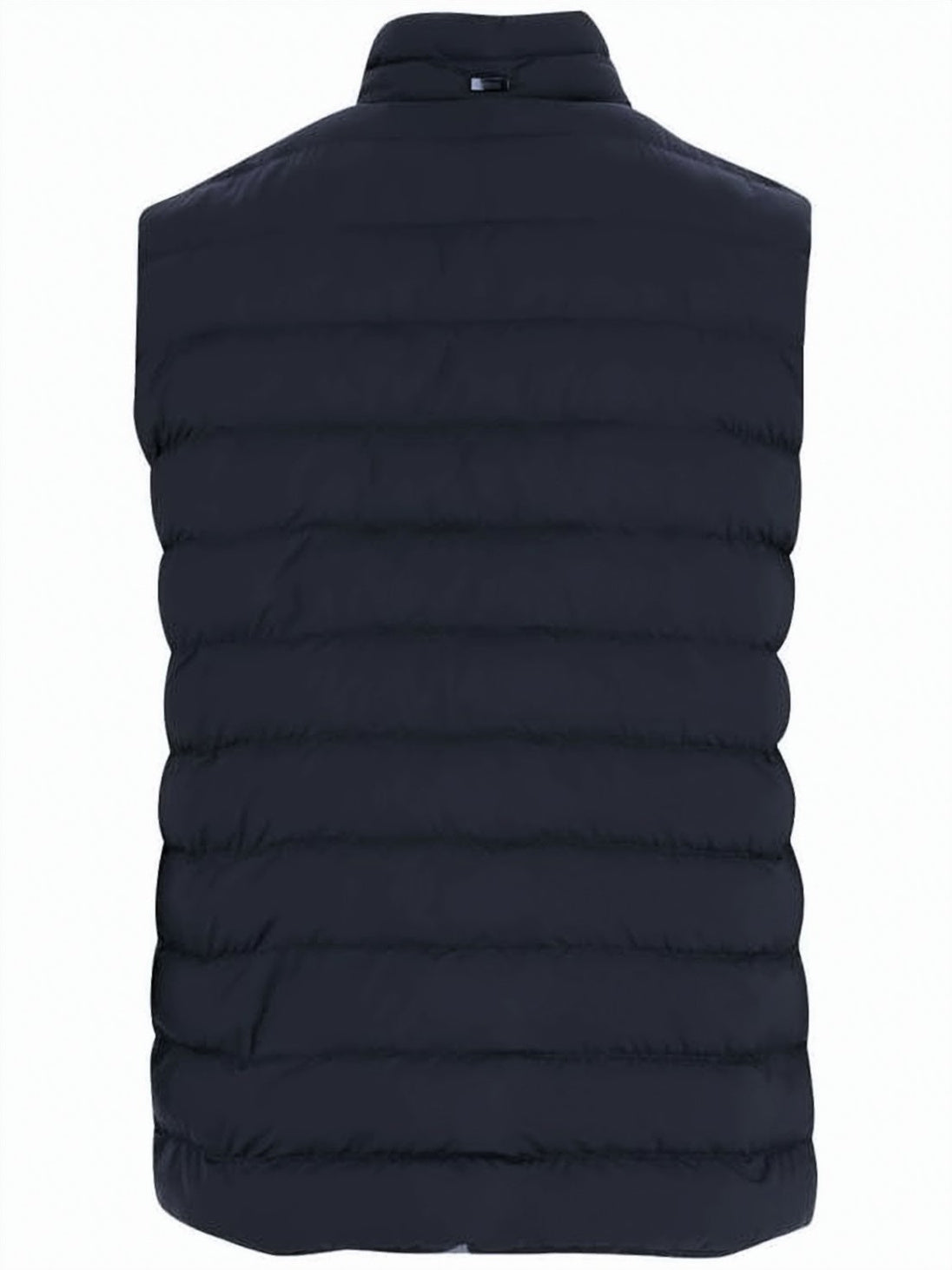 Sleeveless Padded Vest With High Collar