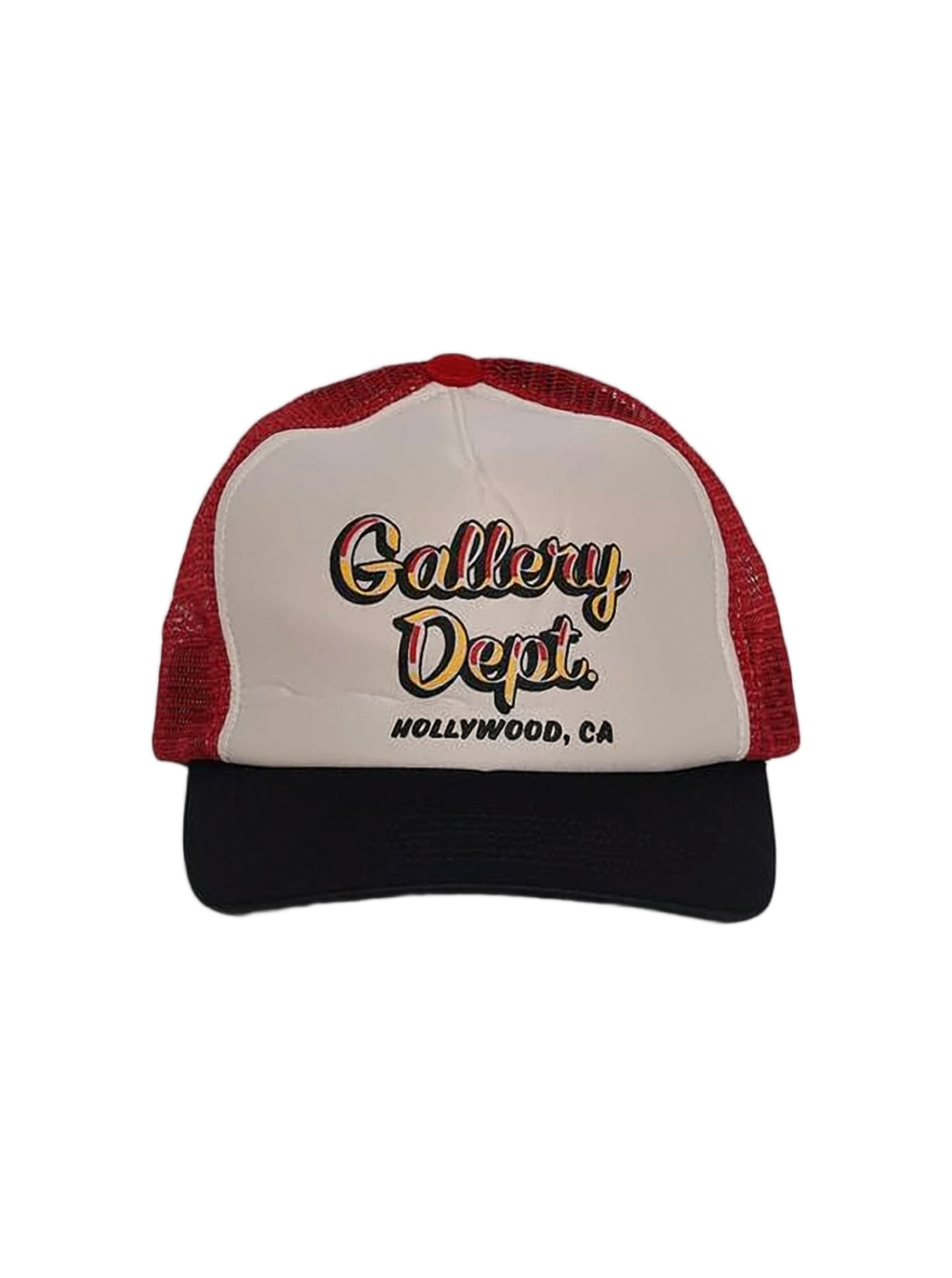 Structured Front Panel Cap with Multicolored Logo
