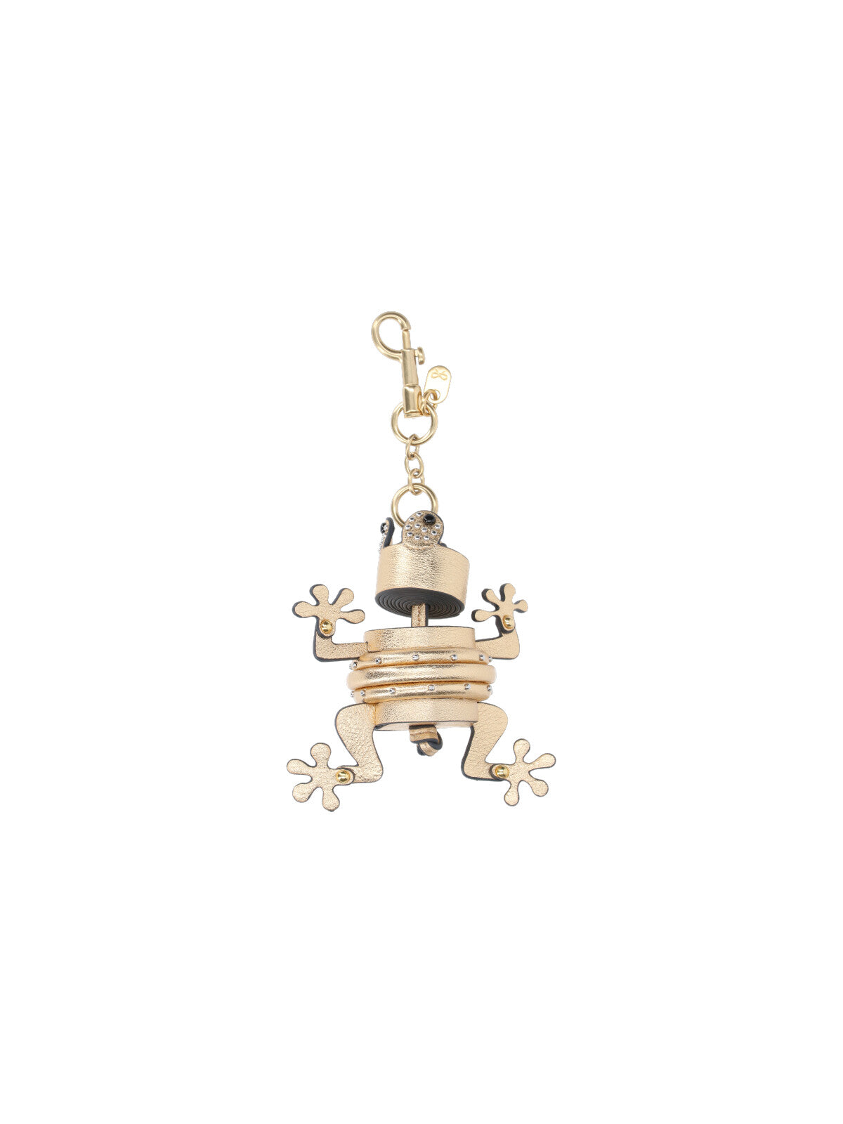 "Frog" Keychain Charm – Gold