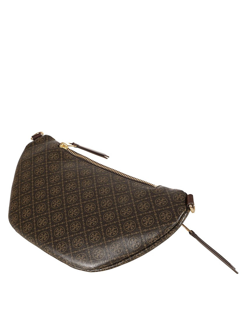 Textured Black Bag With Rounded Silhouette