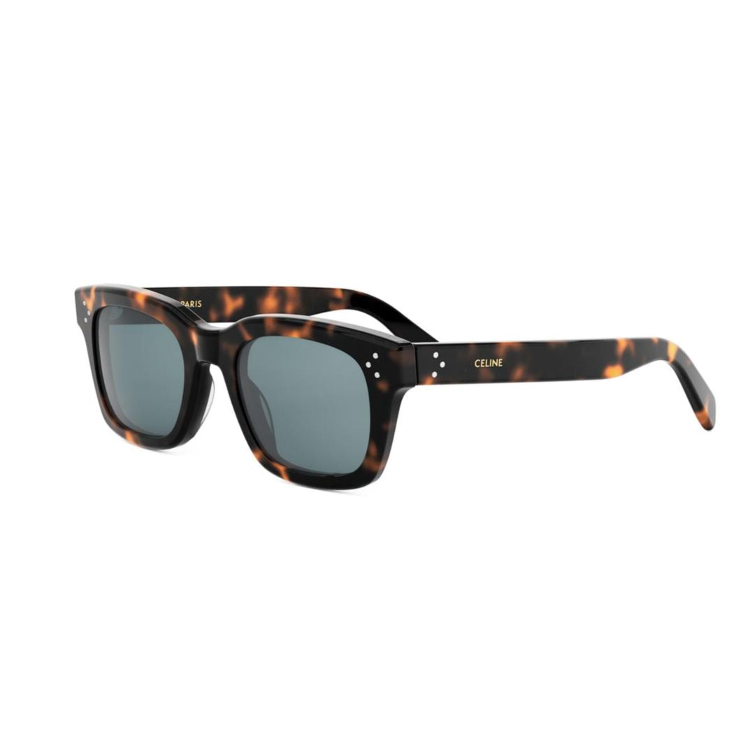 Cl40232i Bold Rectangular Tortoiseshell Sunglasses