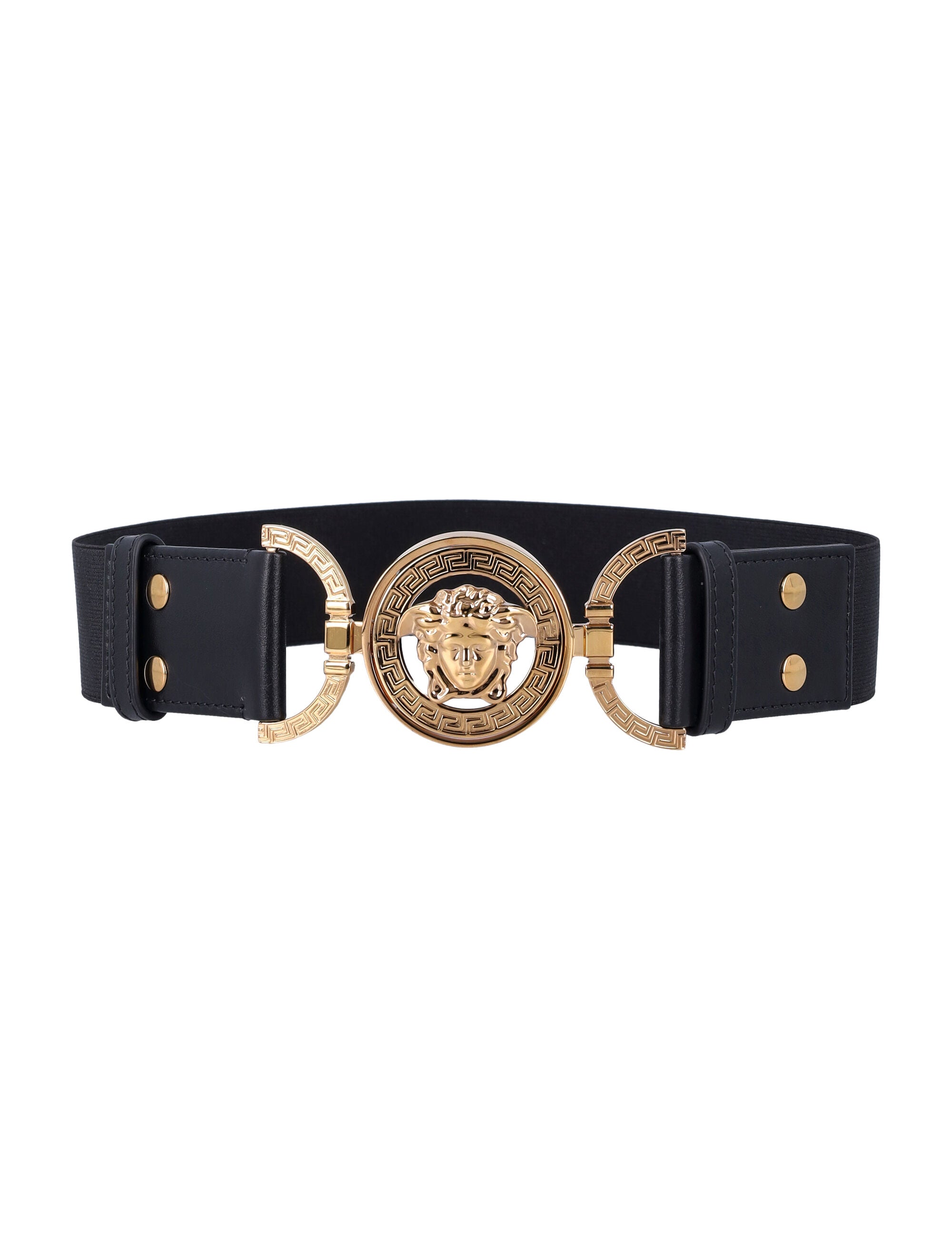 Medusa '95 Belt with Elastic Structure and Iconic Emblem Buckle