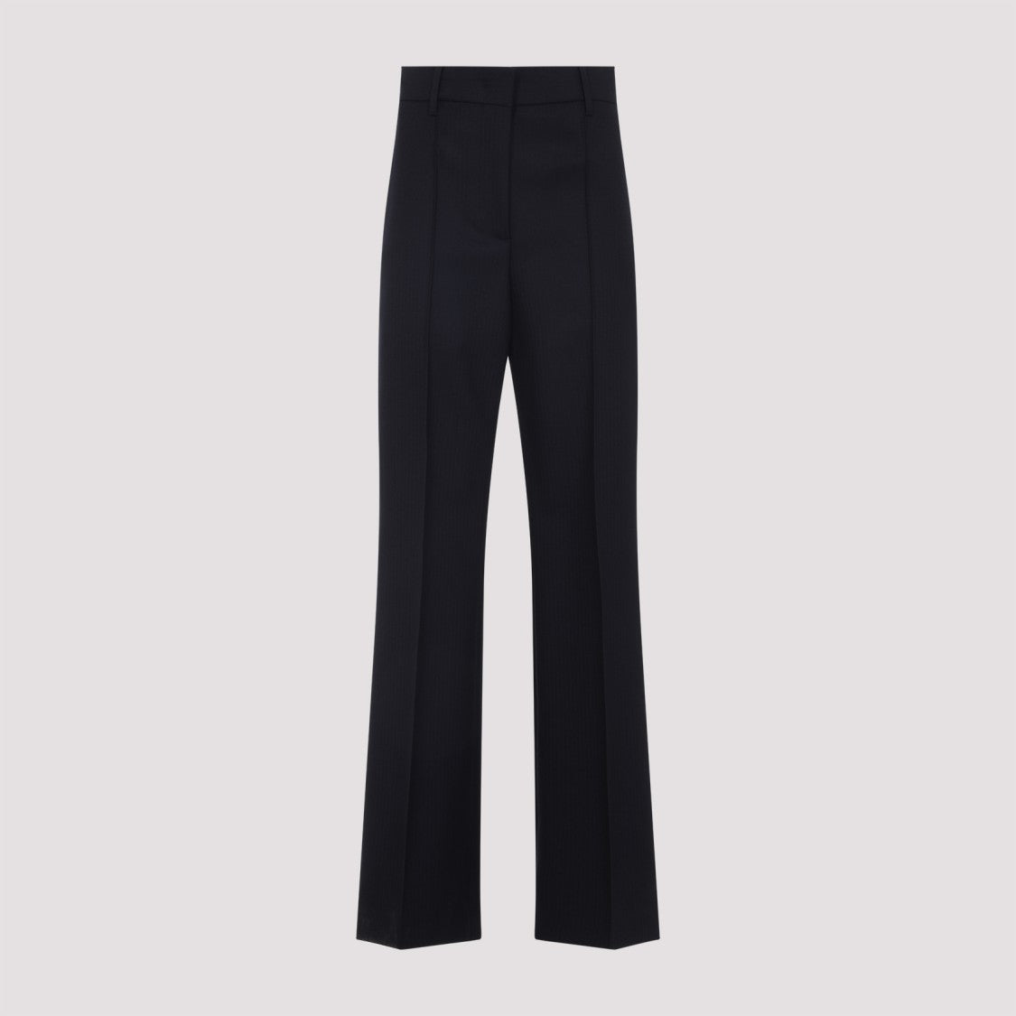 High-Waisted Wide-Leg Trousers In Virgin Wool
