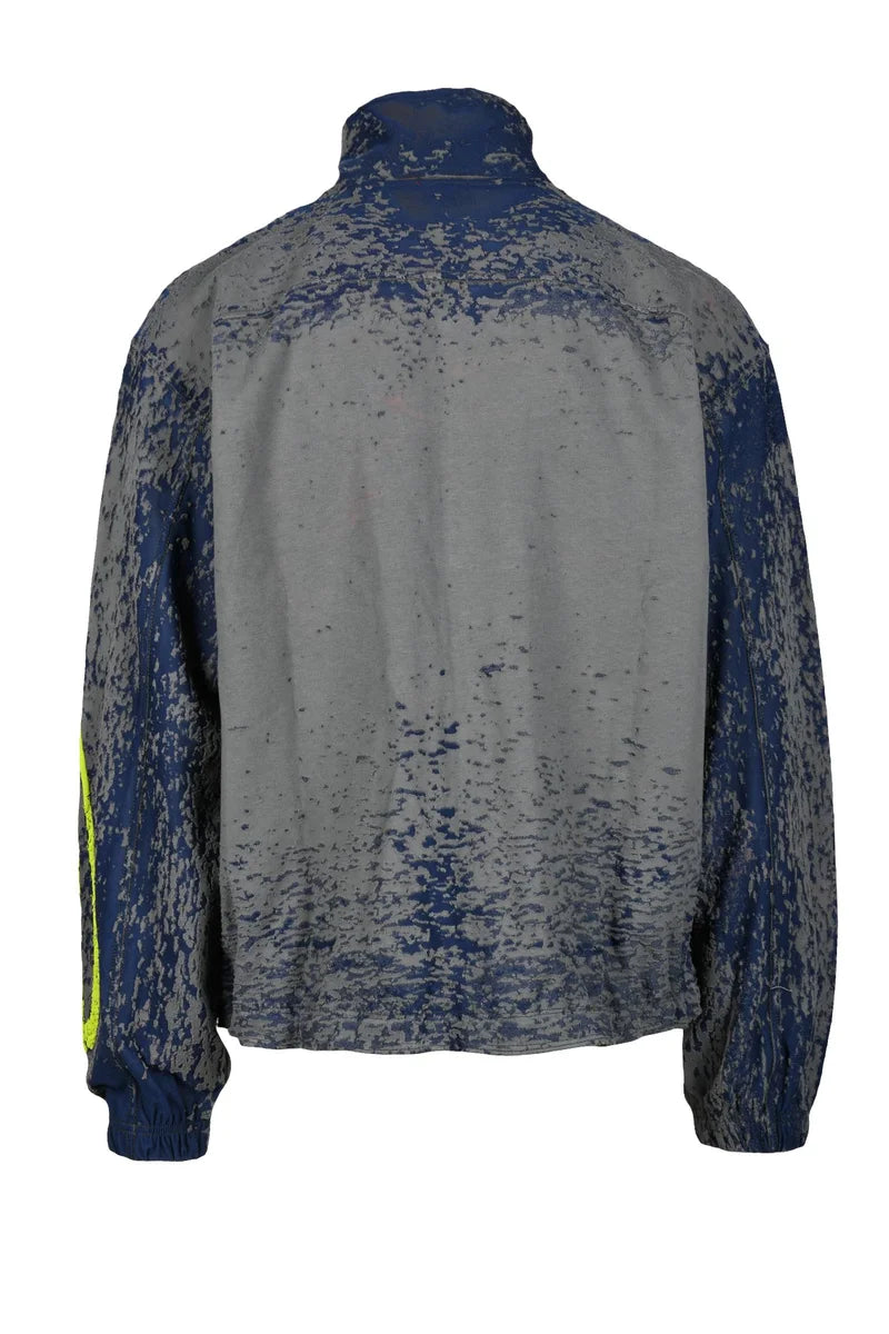 Crew Neck Sweatshirt - Grey/Blue