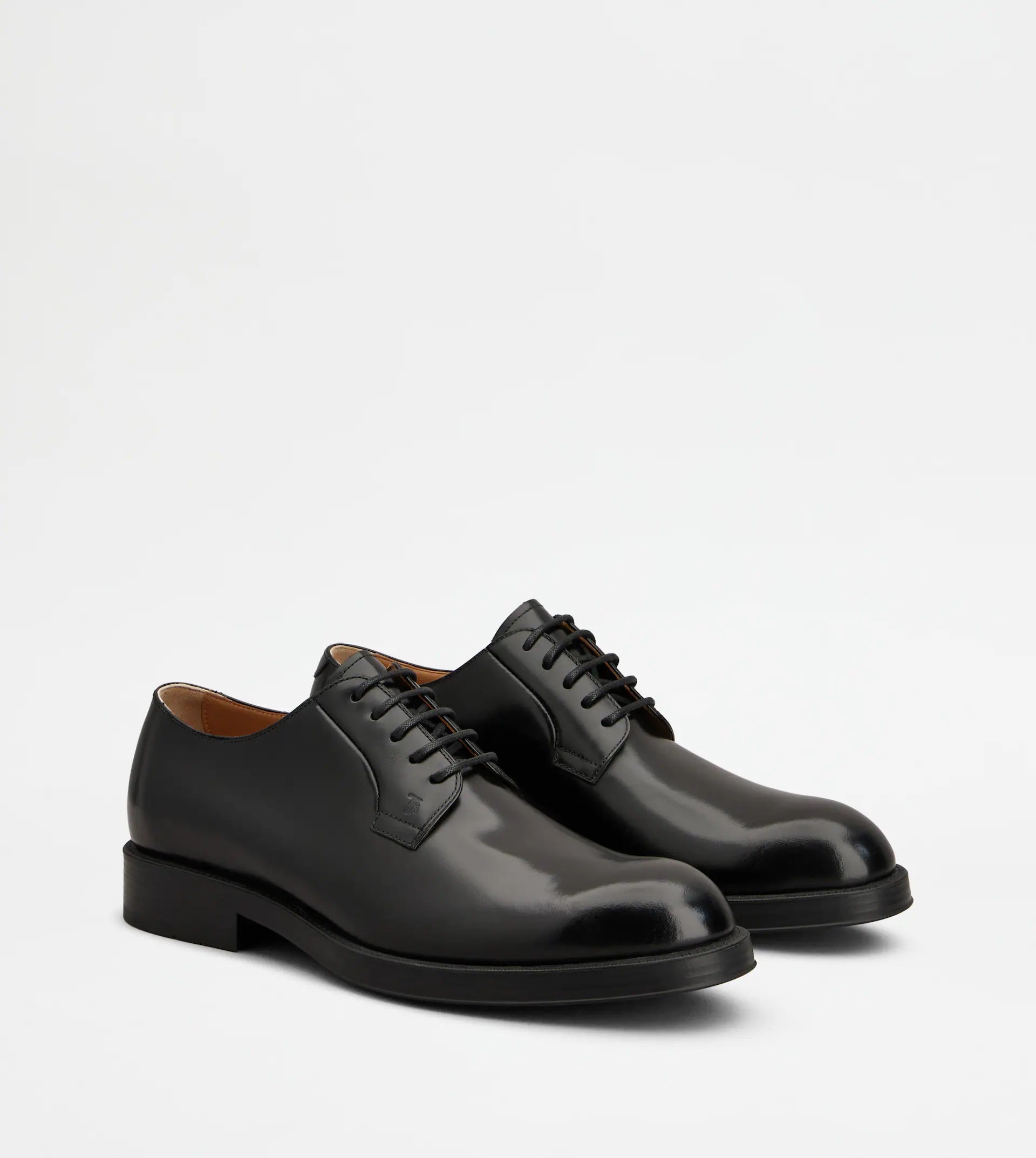 Black Derby Formale Gomma 75L Shoes