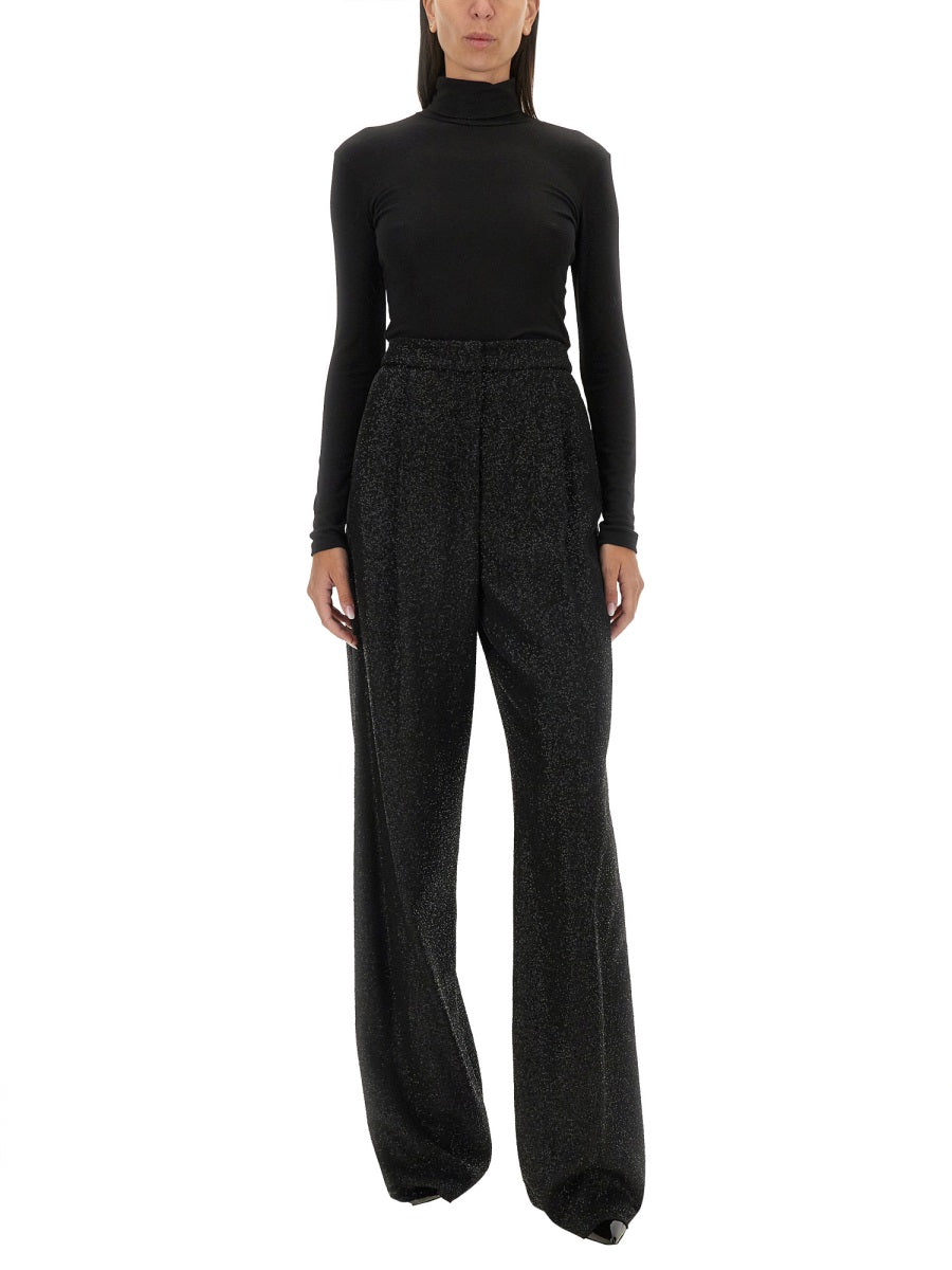 Tailored Regular Fit Navigli Pants with Smooth Texture