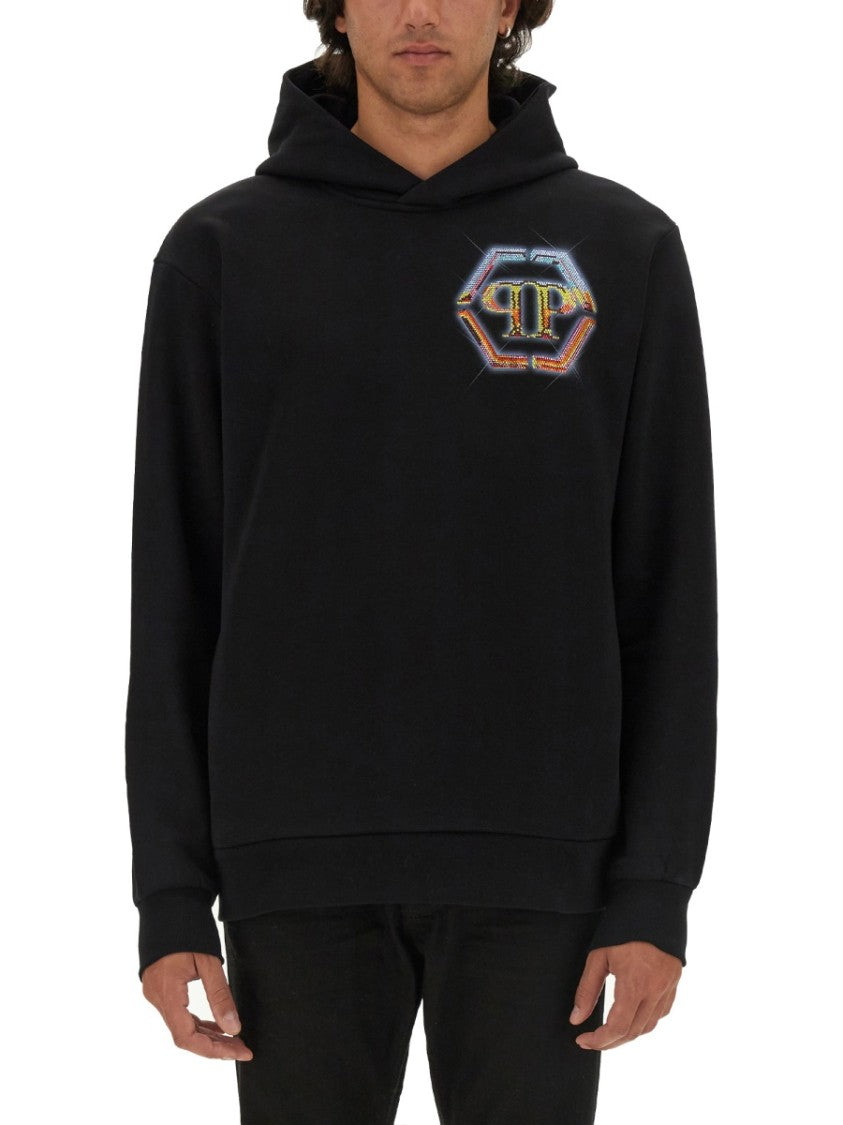 Relaxed Fit Black Sweatshirt