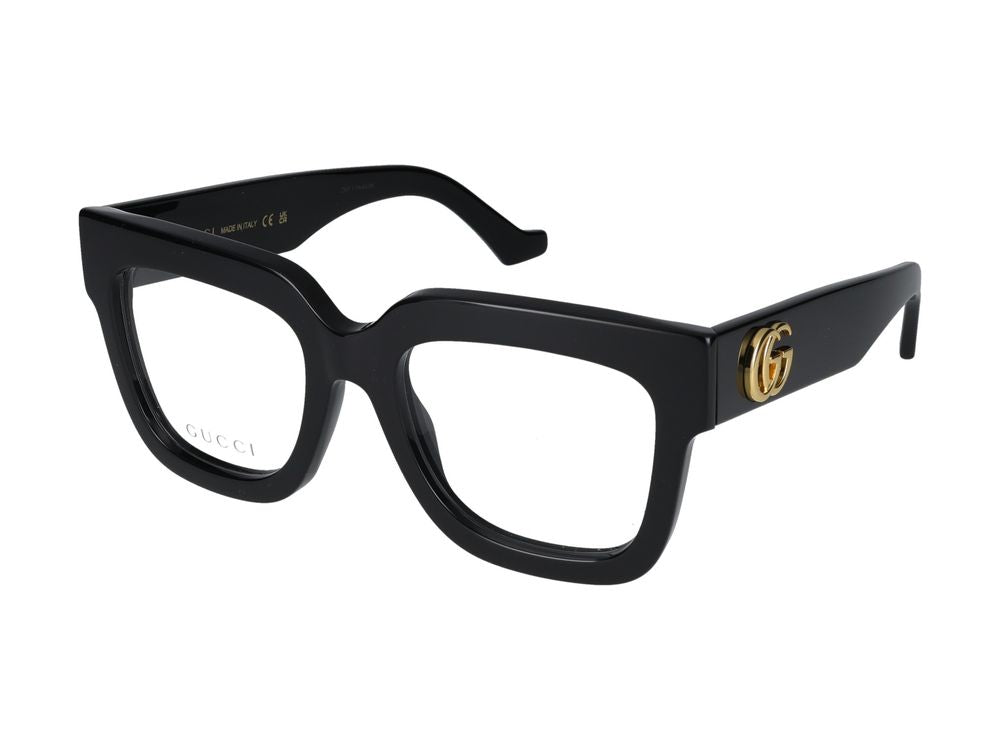 Eyeglasses Gucci GG1549O 001 black black transparent 52/20/145