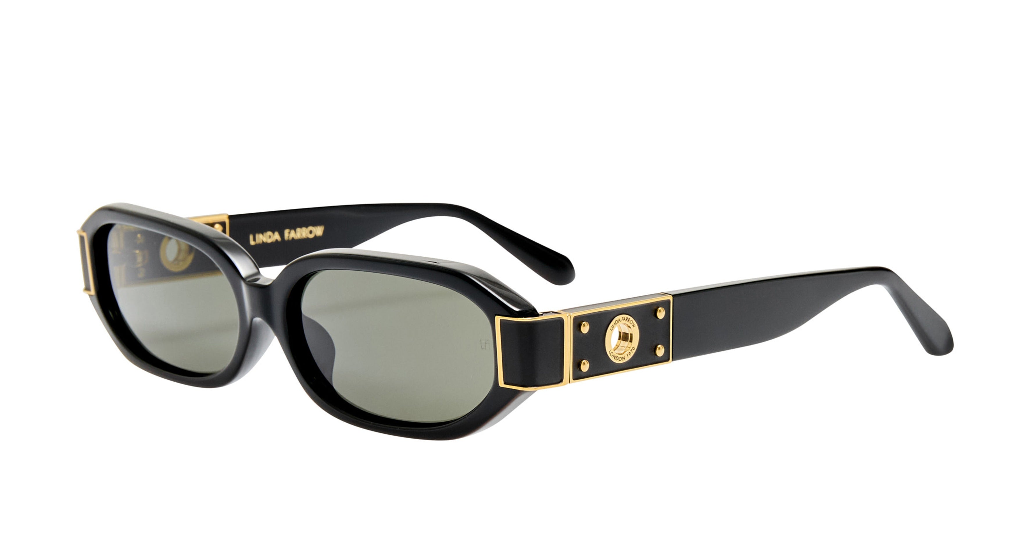 Lfl Oversized Square-Frame Sunglasses with Gold Accents