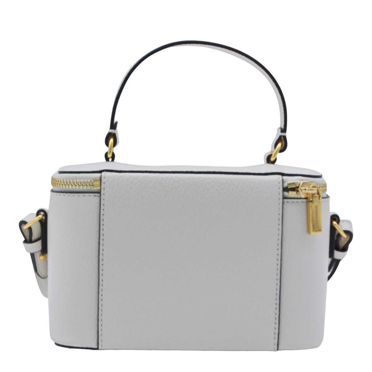 Structured Handbag with Pebbled Texture