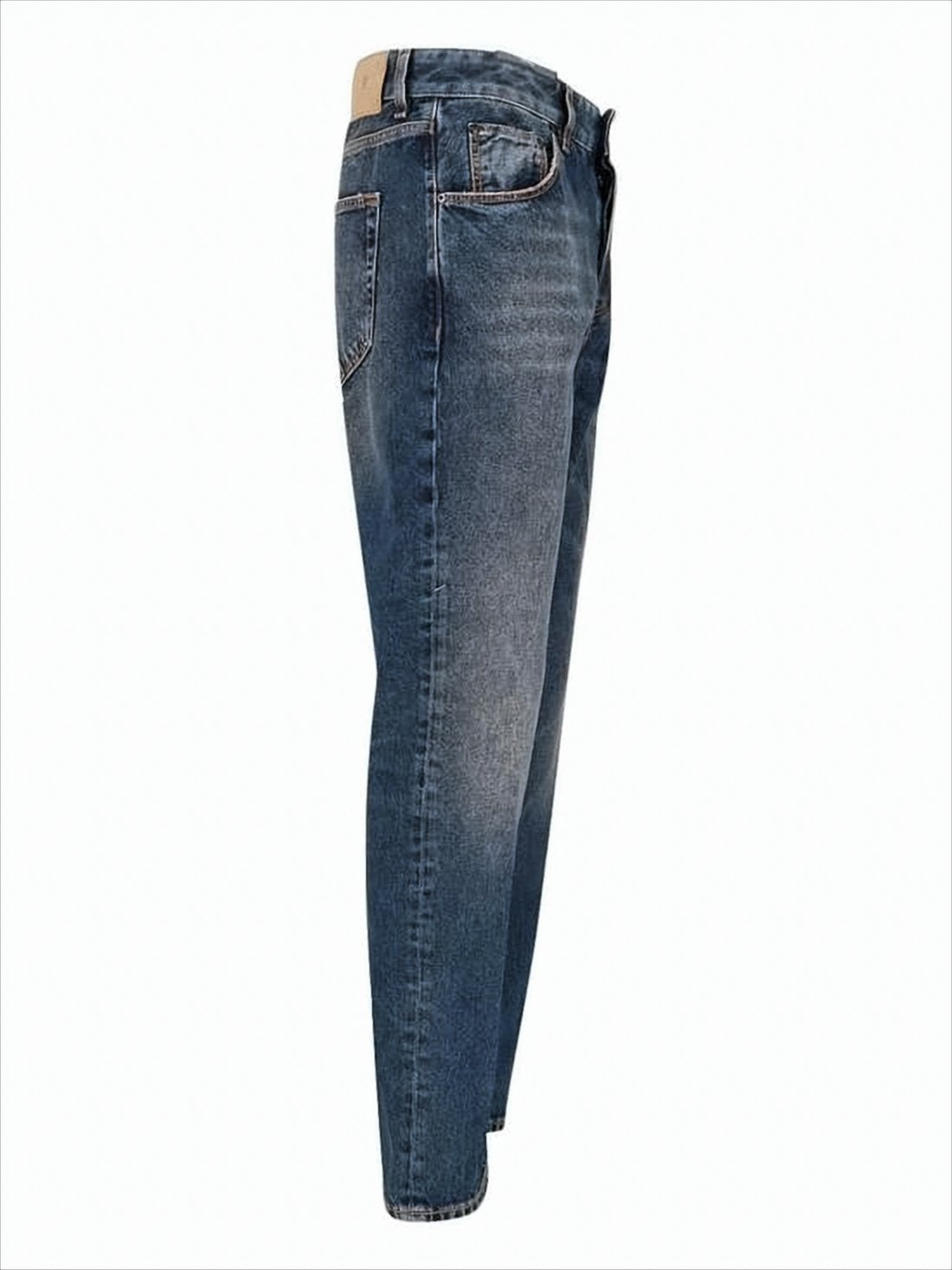 Medium Blue Classic Denim Pants