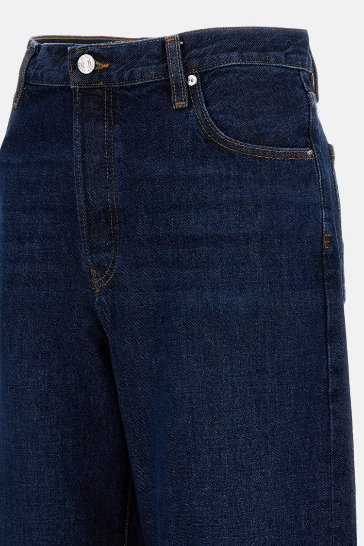 Loose-Fit Wide-Leg Jeans With Classic 5-Pocket Design