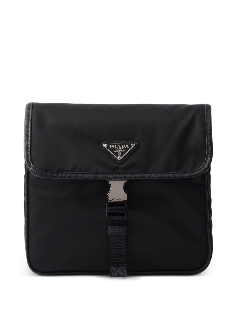 Re-Nylon And Saffiano Leather Shoulder Bag