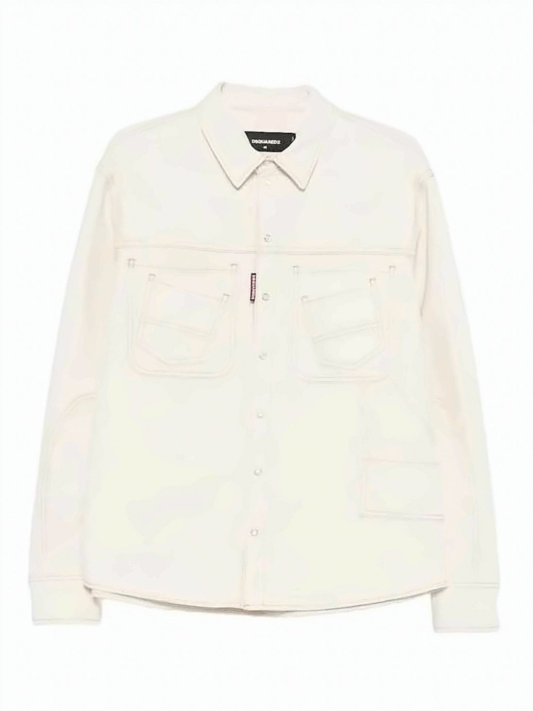 Structured Denim Jacket With Button-Down Front