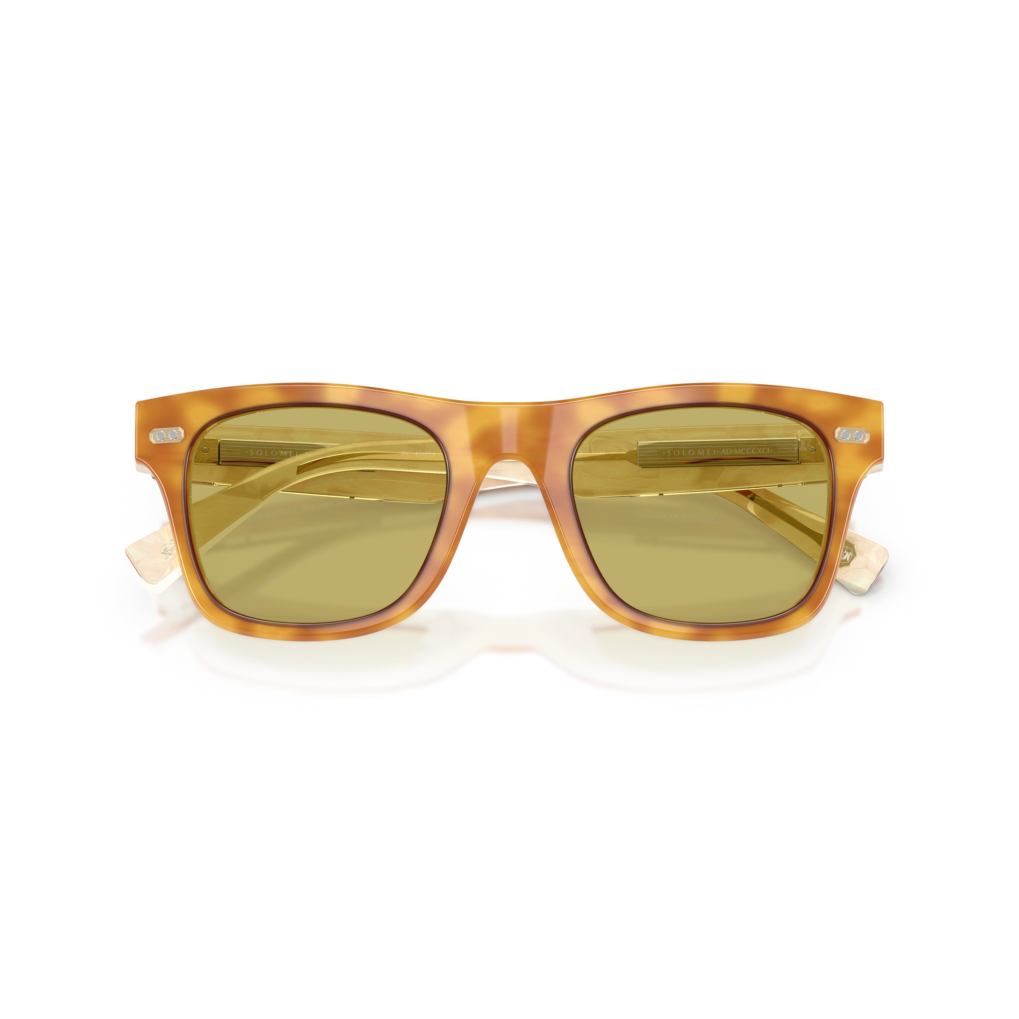 0bc4002s Bold Acetate Square Frame Sunglasses with Tortoiseshell Pattern