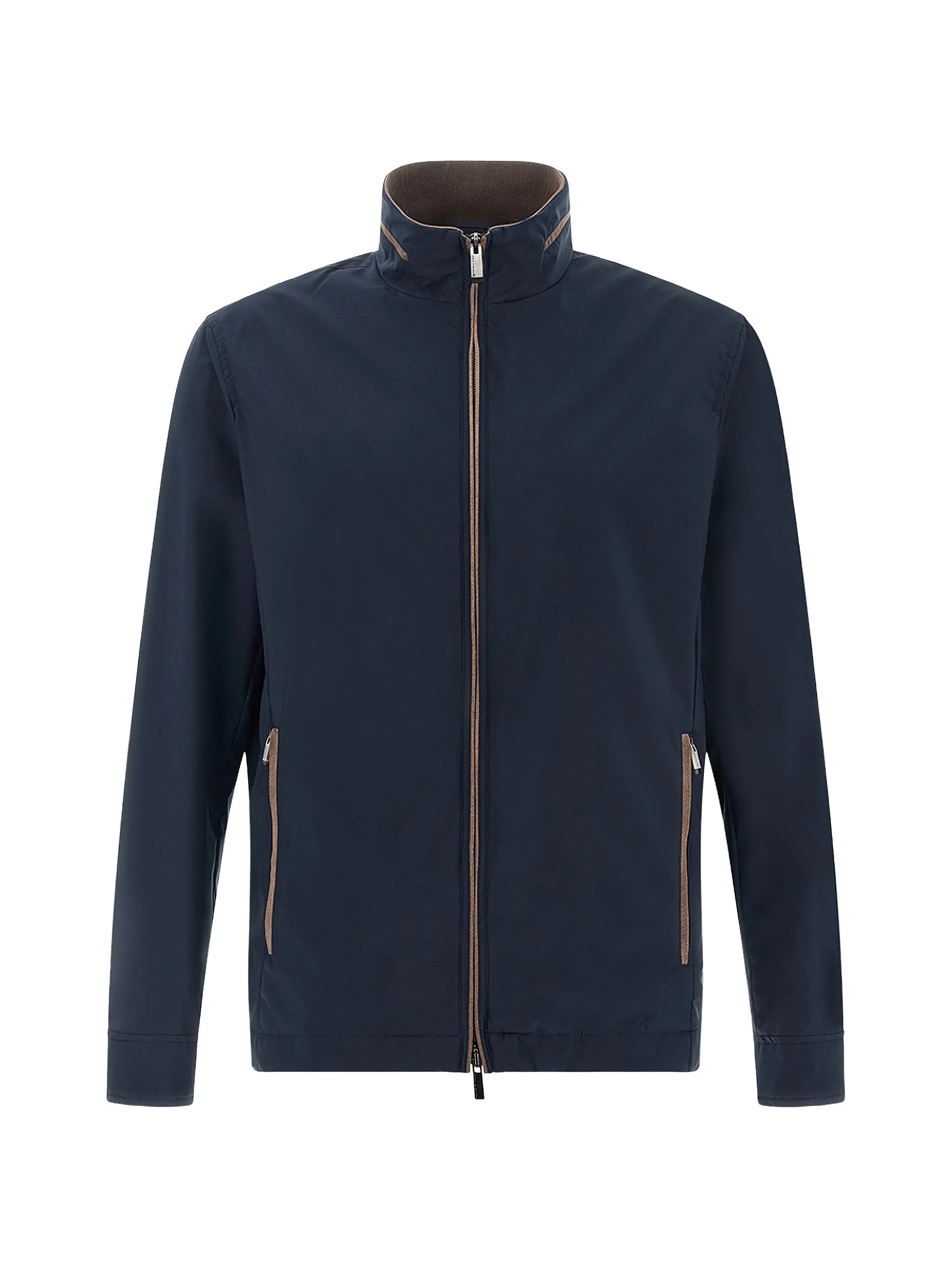 Deep Navy Giubbotto Typhoon High Collar Jacket