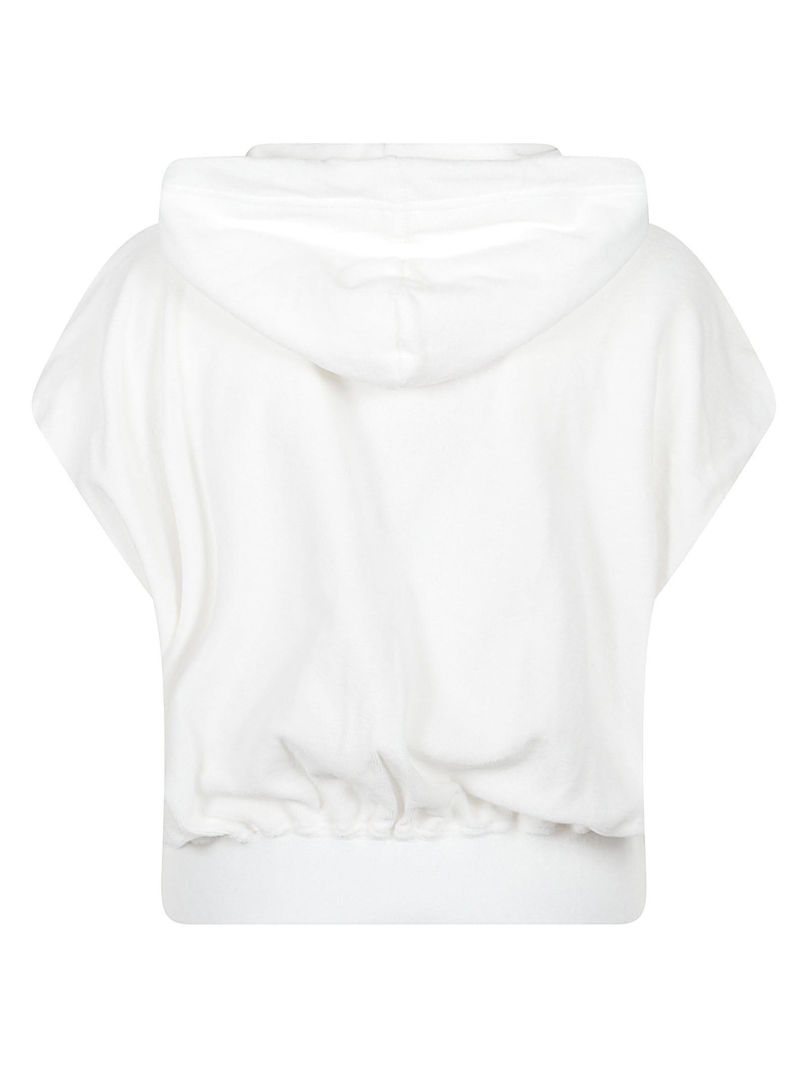 Cropped Hoodie with Relaxed Fit