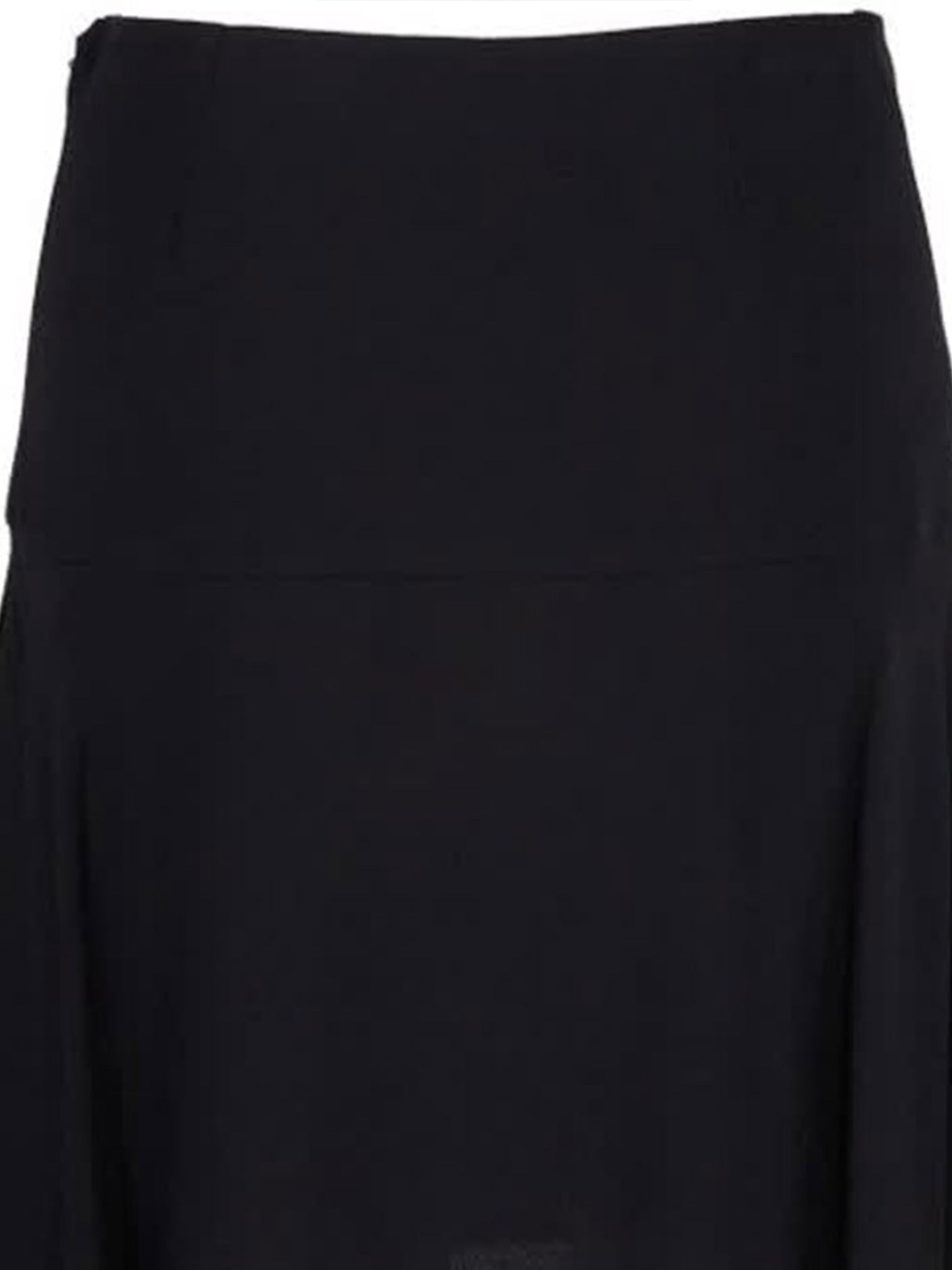 Black Skirt Envers Viscose Mini Skirt