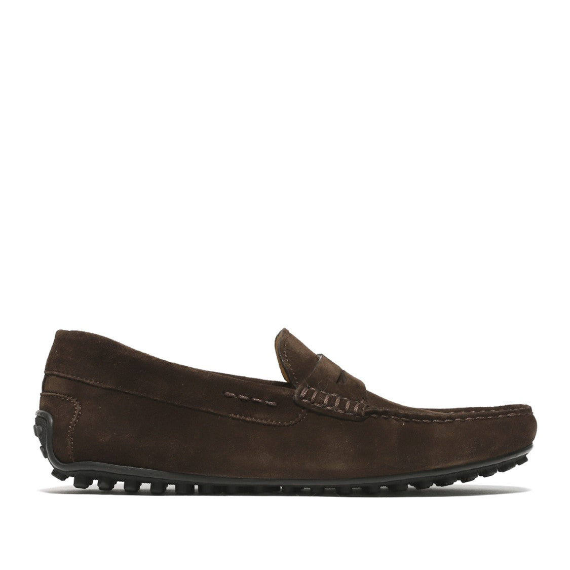 Soft Ebony Suede Moccasins