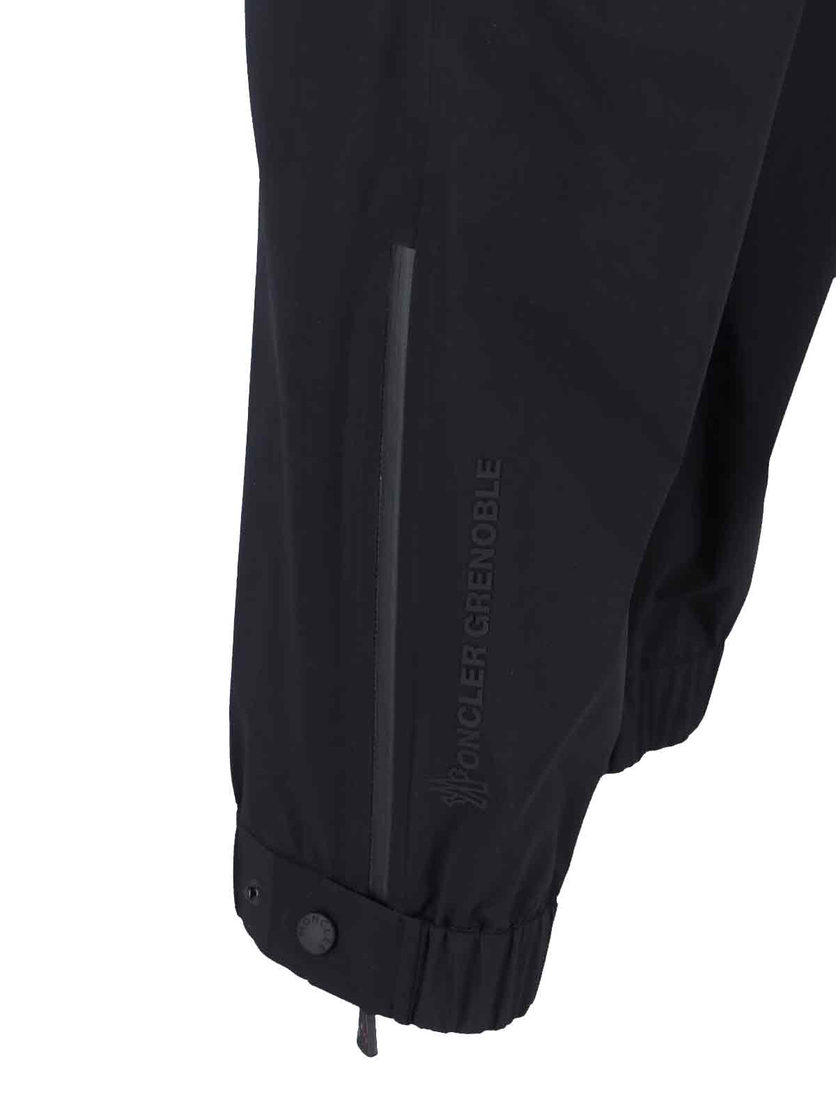 Black Technical Mid-Rise Straight Ski Trousers